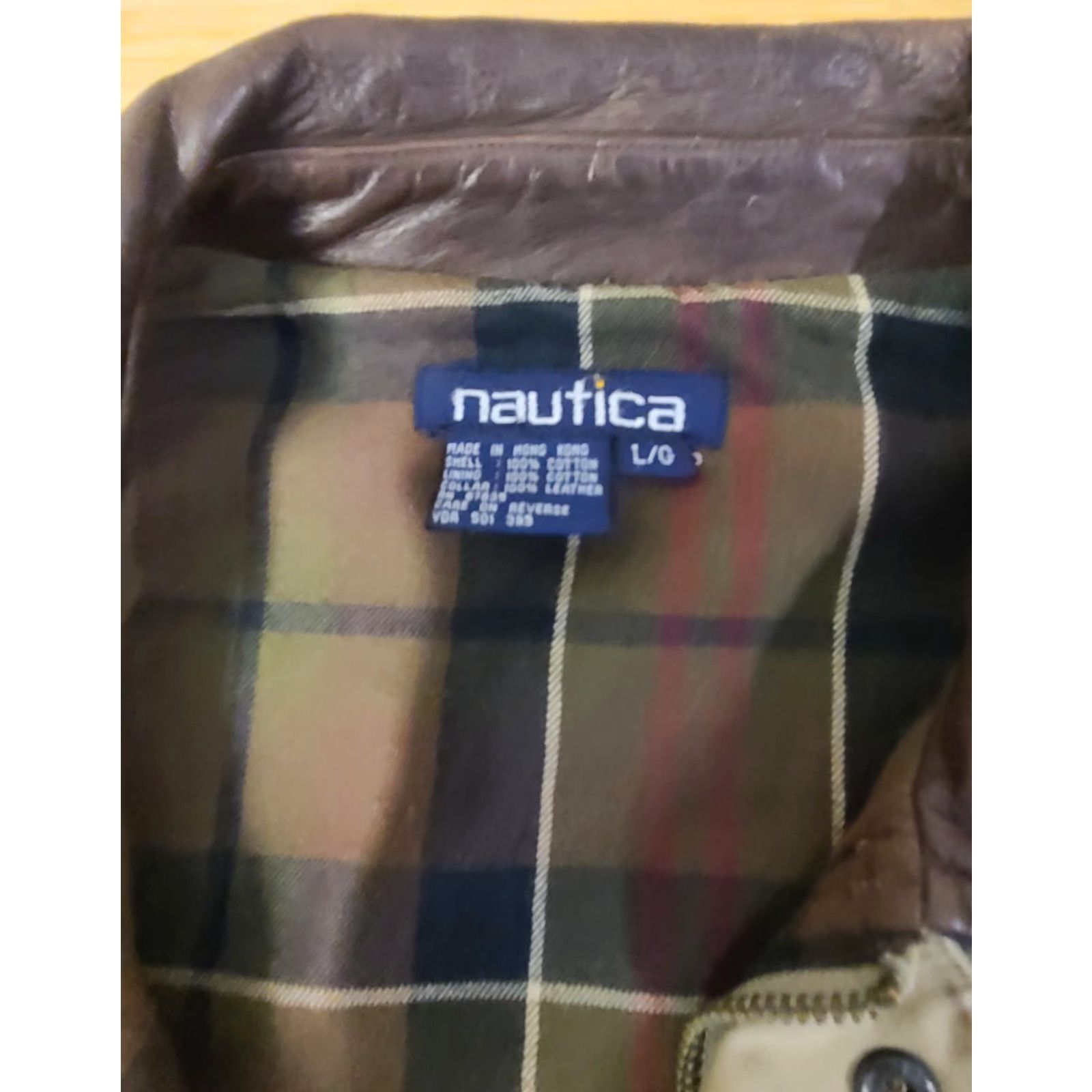 Nautica VINTAGE Nautica Work Jacket Khaki Beige 90s L Mens Large Cotton Canvas Zip Zipper Button Shirt? Size US L / EU 52-54 / 3 - 3 Thumbnail