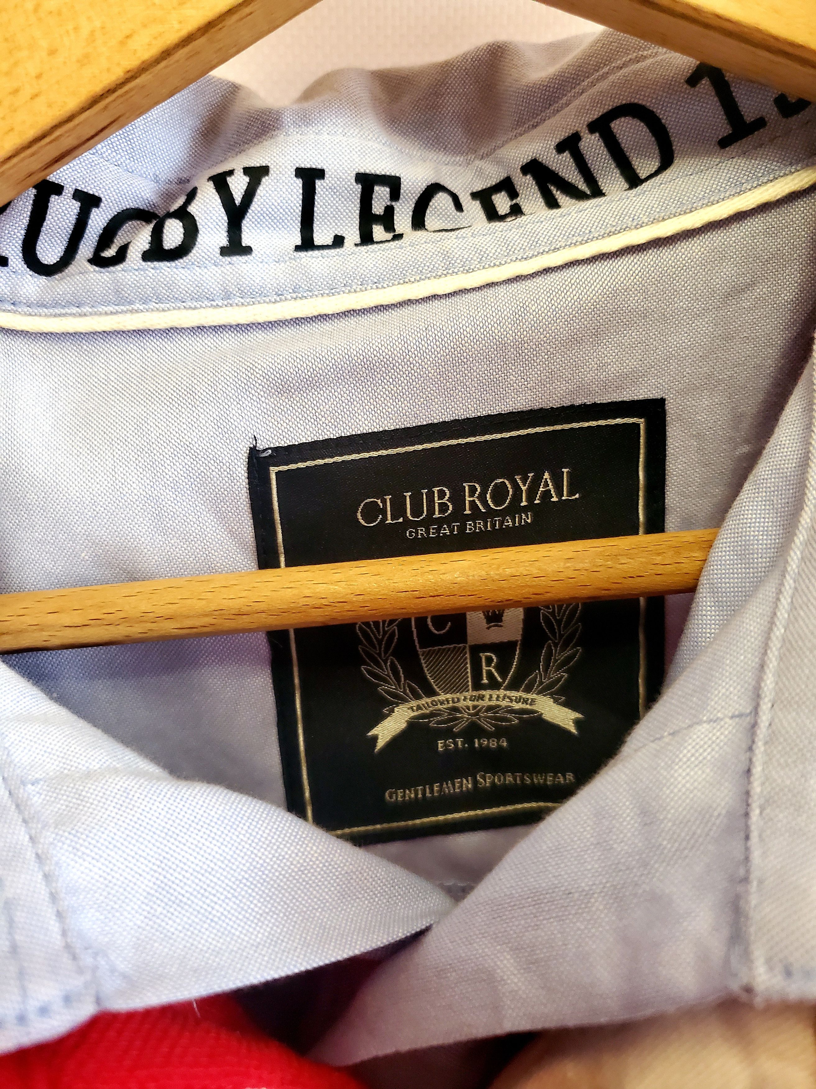 Vintage Club royal rugby league great Britain polo shirt, size L Size US L / EU 52-54 / 3 - 4 Thumbnail