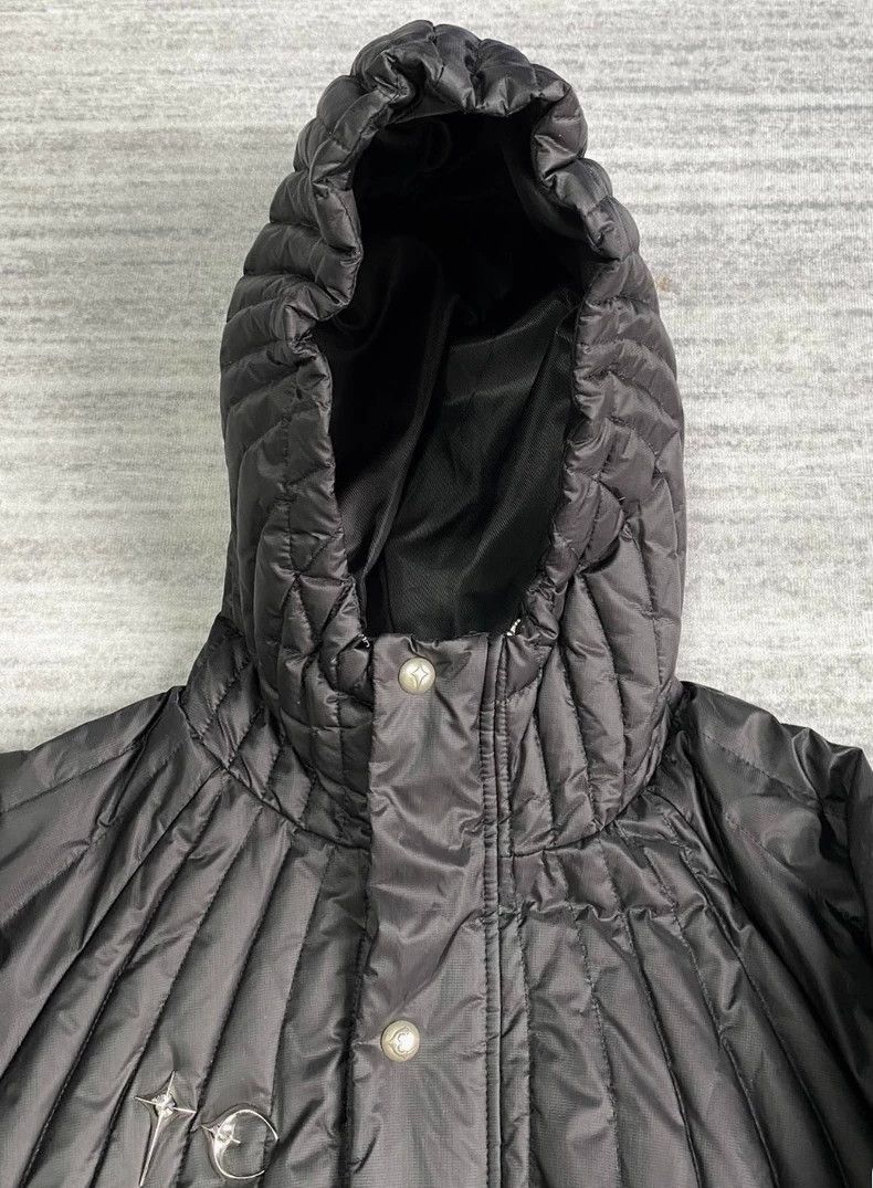 Rick Owens Thug Club Quilted Down Jacket with Hood-2506 Size US L / EU 52-54 / 3 - 3 Thumbnail