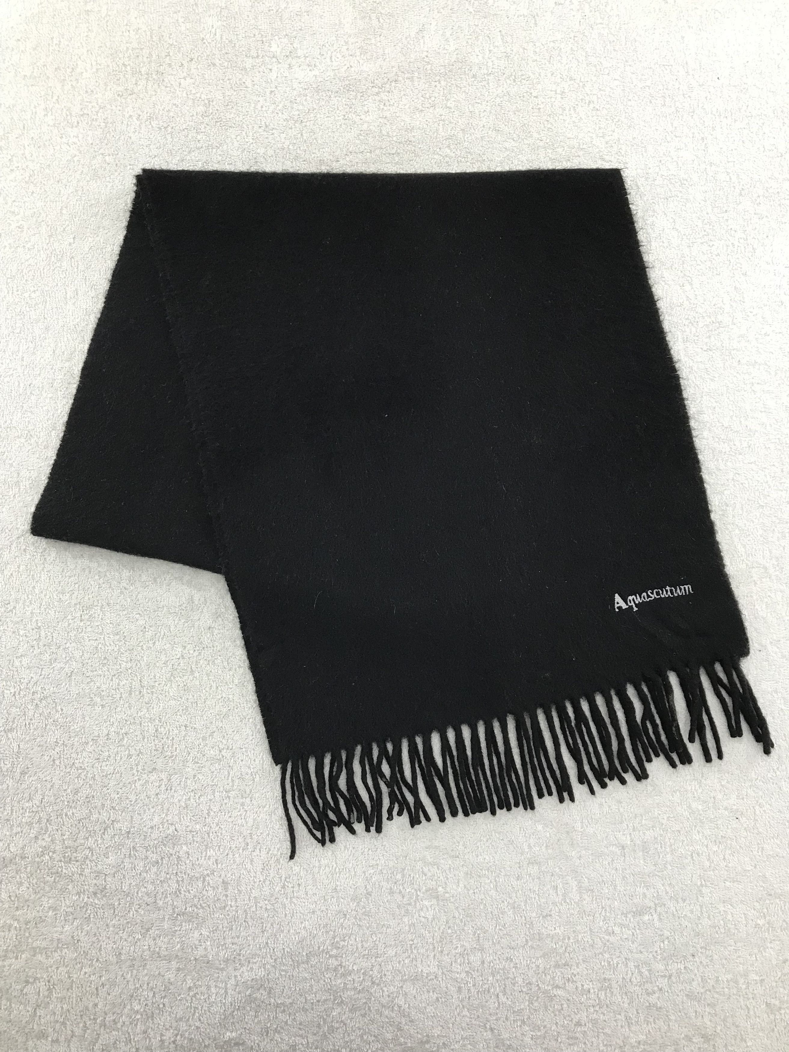 Aquascutum × Vintage Aquascutum Scarf / Muffler / Neckwear - WW1182 Size ONE SIZE - 1 Thumbnail