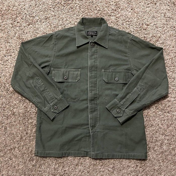 Imogene + Willie Army Military Field Cargo Button Up Shirt Jacket | Grailed