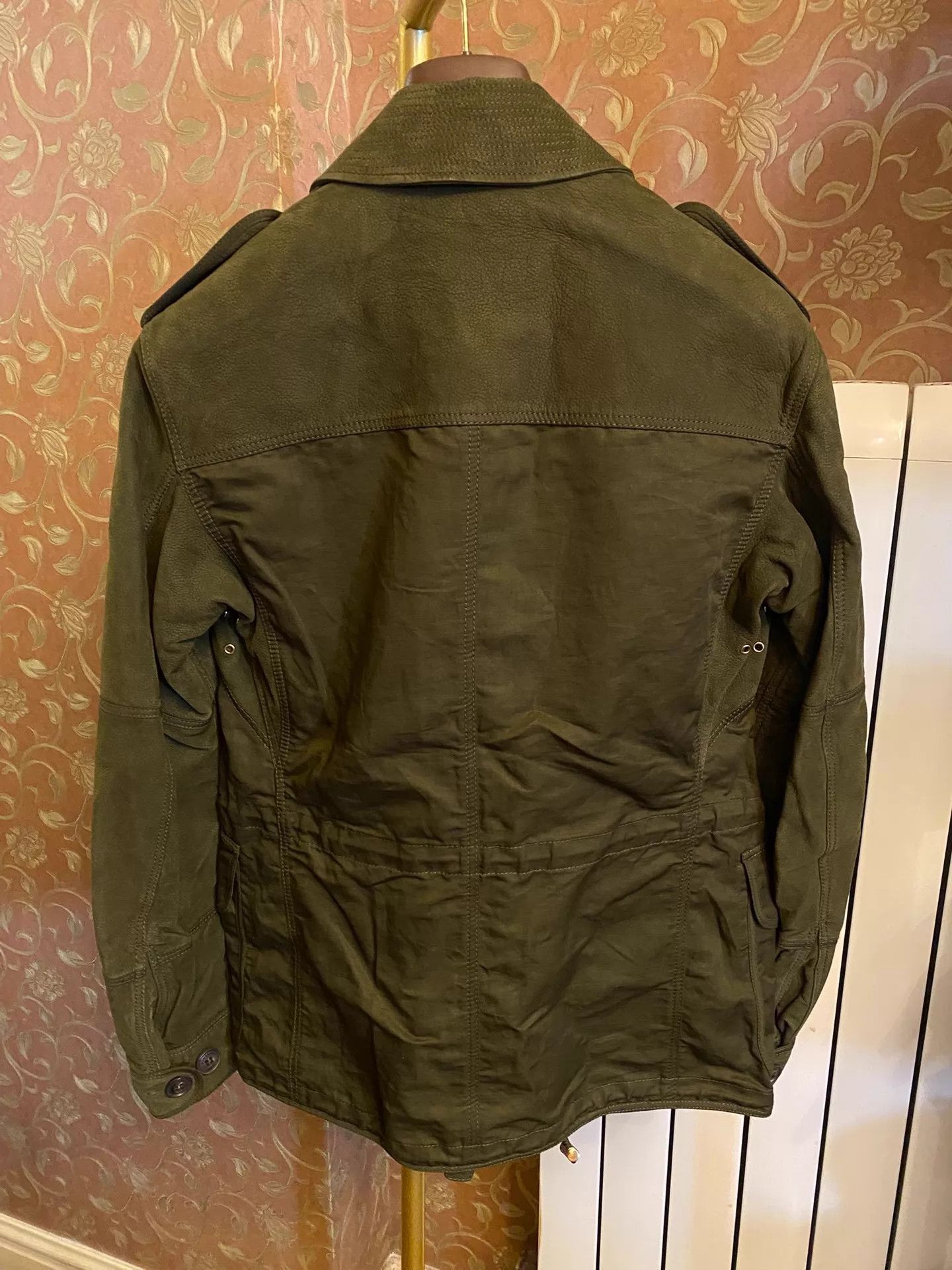 Burberry Burberry Italian Military Calfskin Linen Jacket S Size US S / EU 44-46 / 1 - 3 Thumbnail