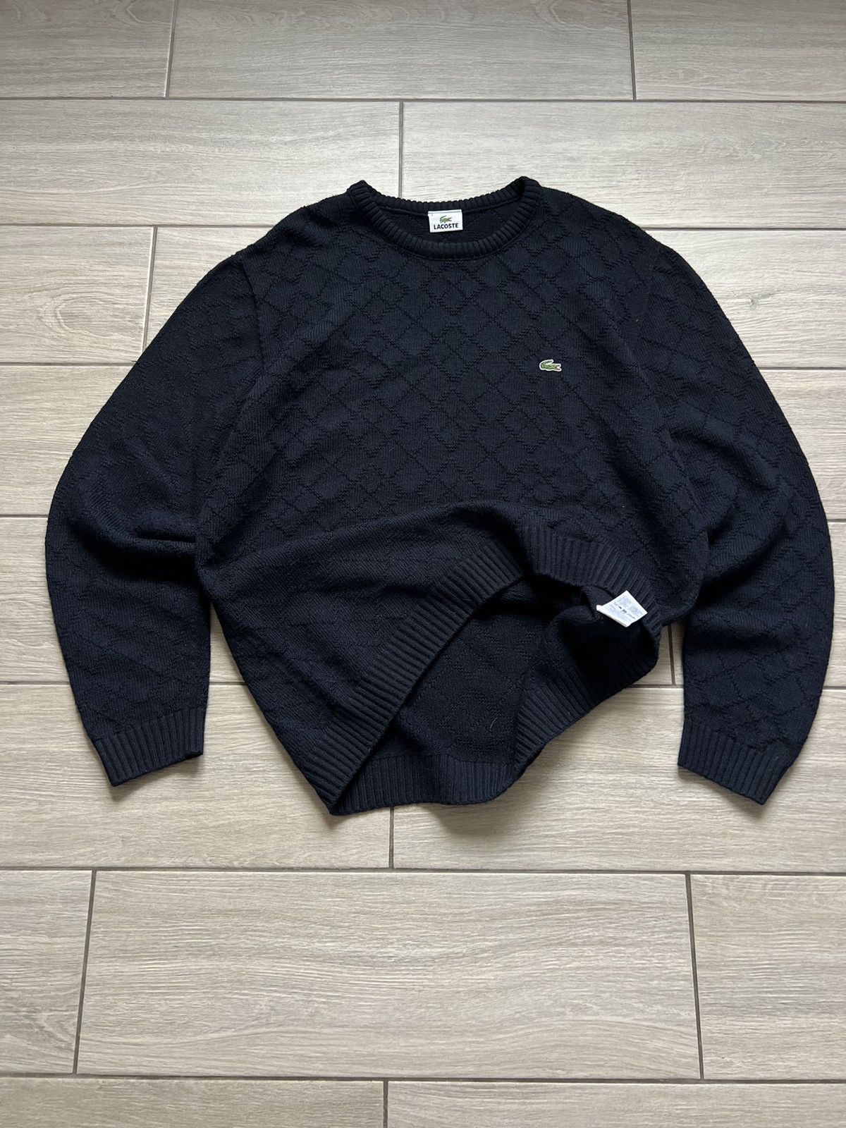 Lacoste Vintage Lacoste Sweater Wool Knit Baggy 90s France 🇫🇷 Size US XL / EU 56 / 4 - 11 Thumbnail