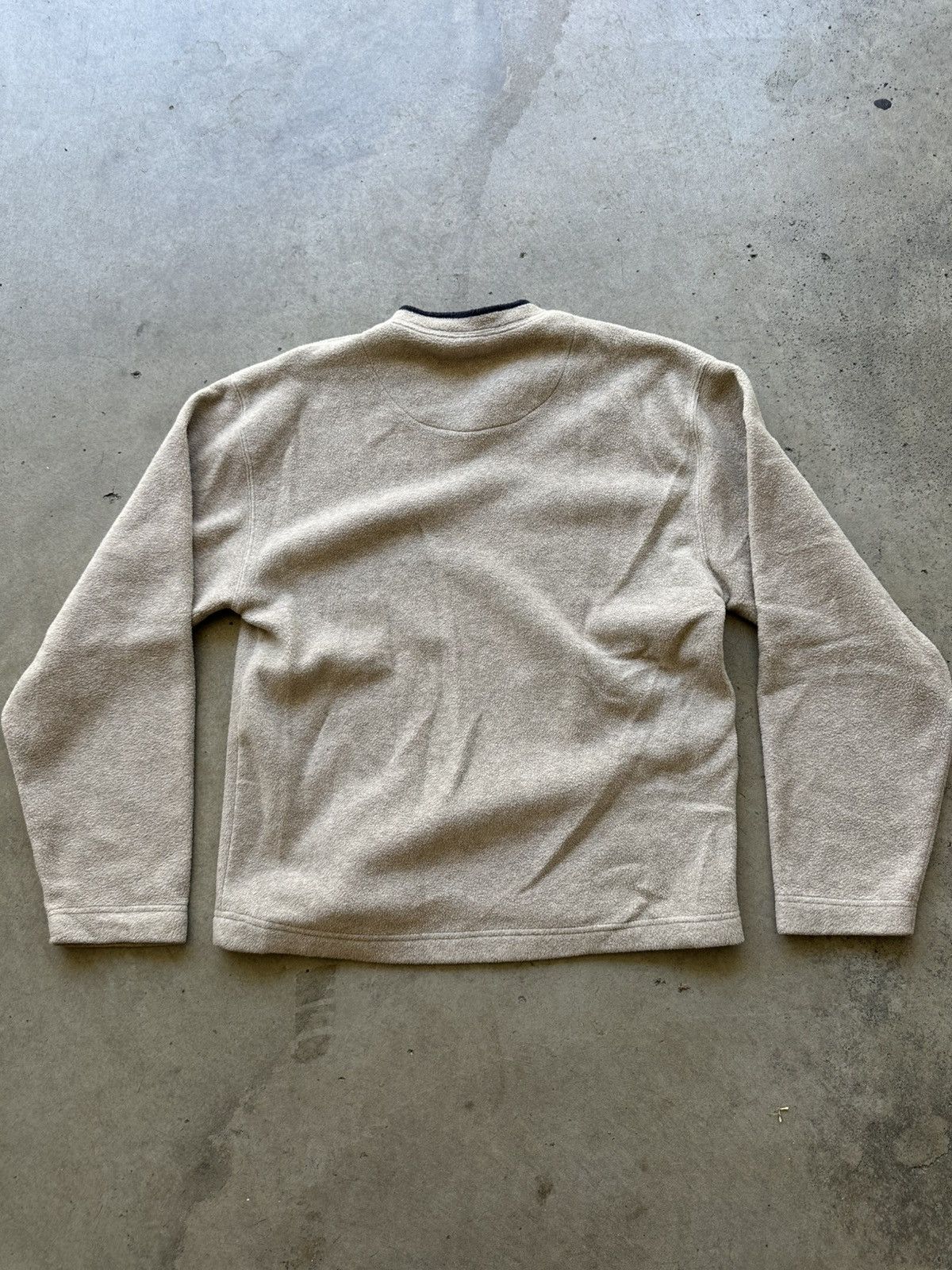 Gap Vintage 2000's Beige Gap Fleece Size US M / EU 48-50 / 2 - 2 Thumbnail