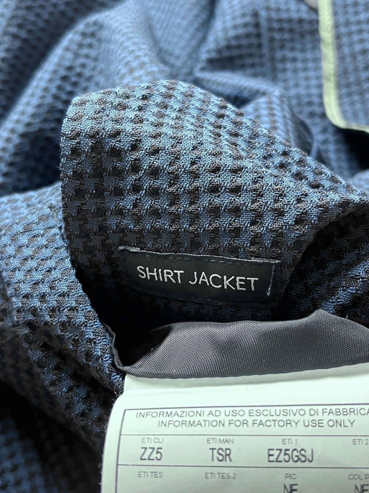 Z Zegna ERMENEGILDO Z ZEGNA Lined Blazer Shirt Jacket Size 48IT/38US Size 38R - 9 Thumbnail