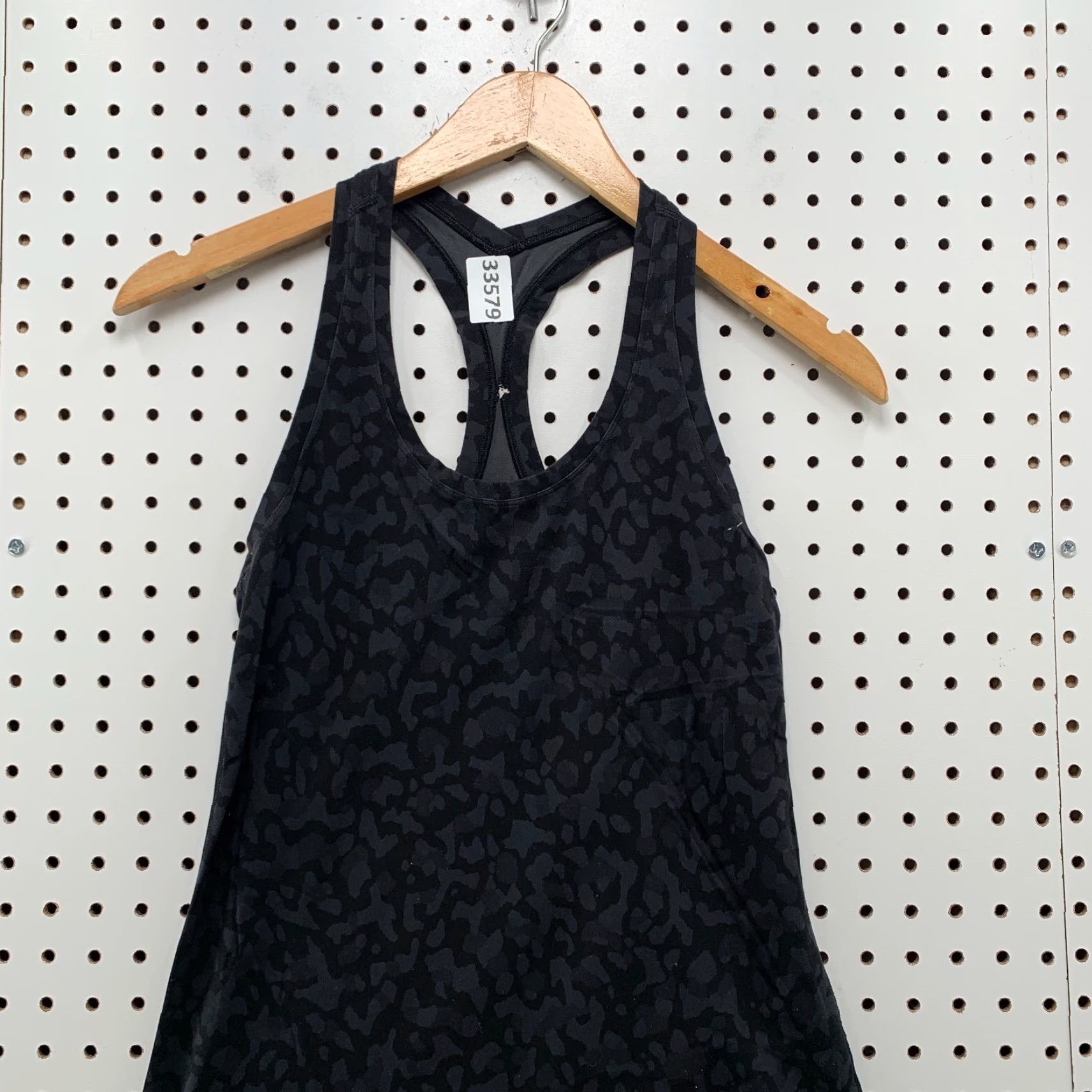 Lululemon Lululemon Active Tank Top Womens Small Black Leopard Racerback FITS 13X24 13X24 Size S / US 4 / IT 40 - 2 Thumbnail