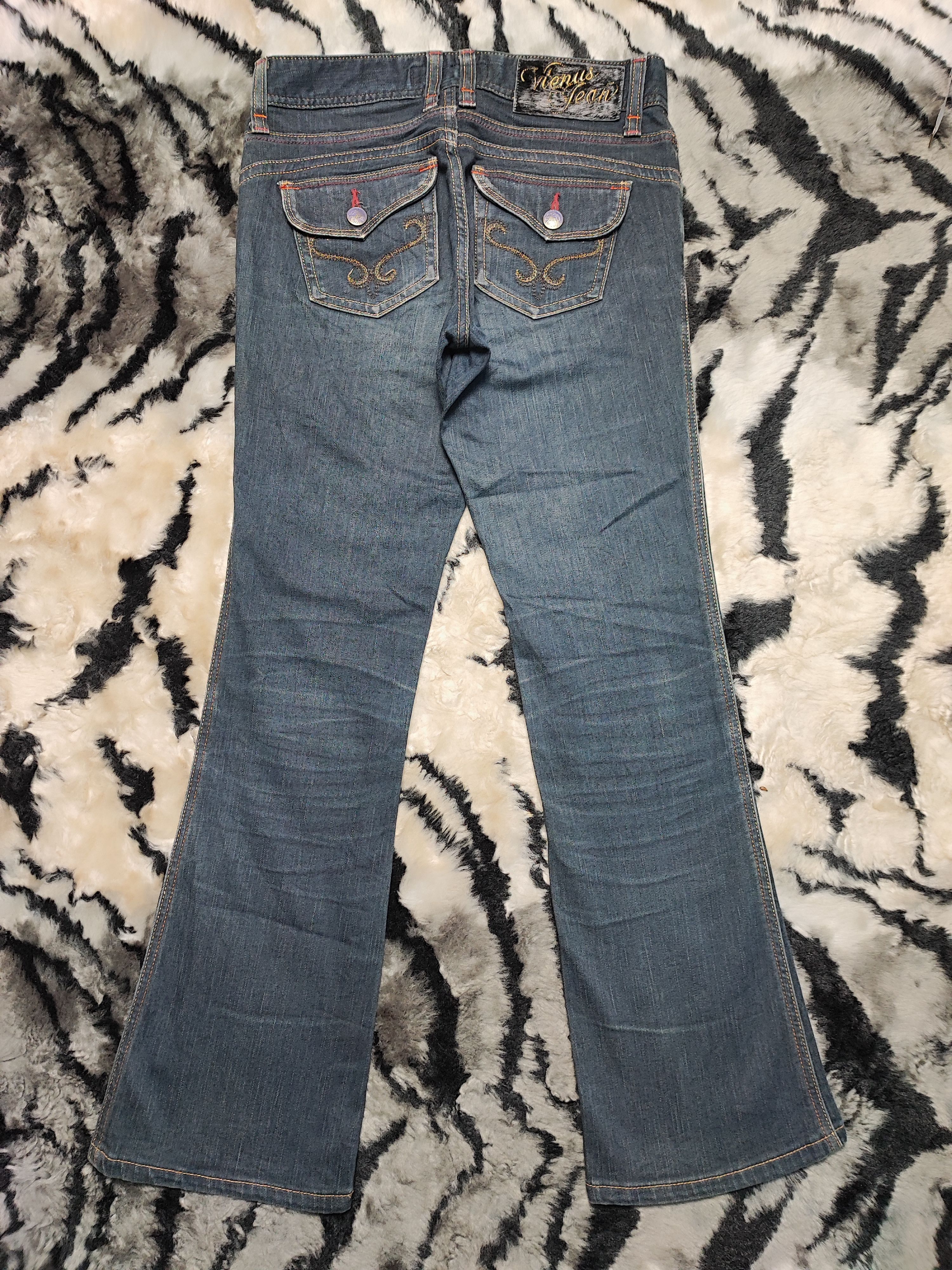 Edwin × Vintage Edwin Something Bootcut Flare Distressed Jeans Size US 30 / EU 46 - 11 Thumbnail