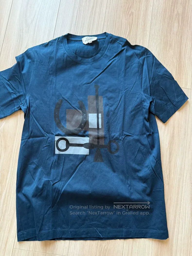 Hermes Hermes round-neck short-sleeve T-shirt Size US S / EU 44-46 / 1 - 1 Thumbnail