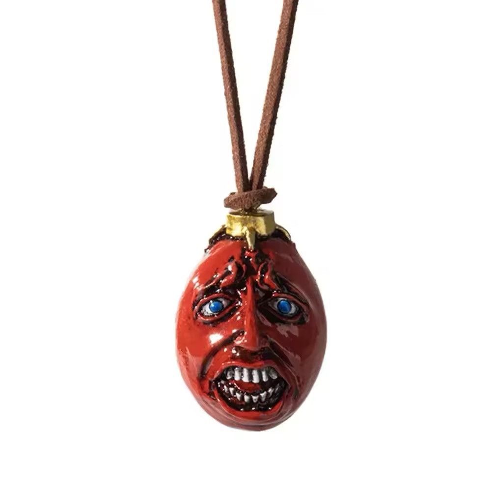 Jewelry Gothic Behelit Egg Of King Necklace Size ONE SIZE - 3 Thumbnail