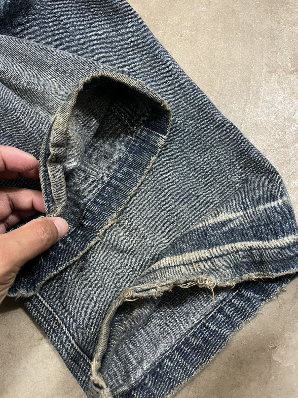 Designer × Karl Kani Karl Kani Baggy Studded Jeans Distressed Denim Size US 38 / EU 54 - 14 Thumbnail