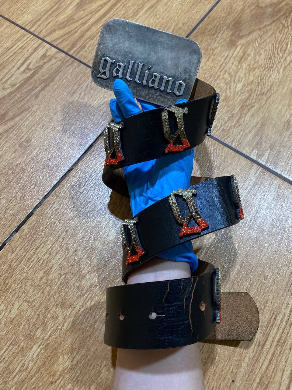 VINTAGE Big Logo John Galliano Y2K Belts