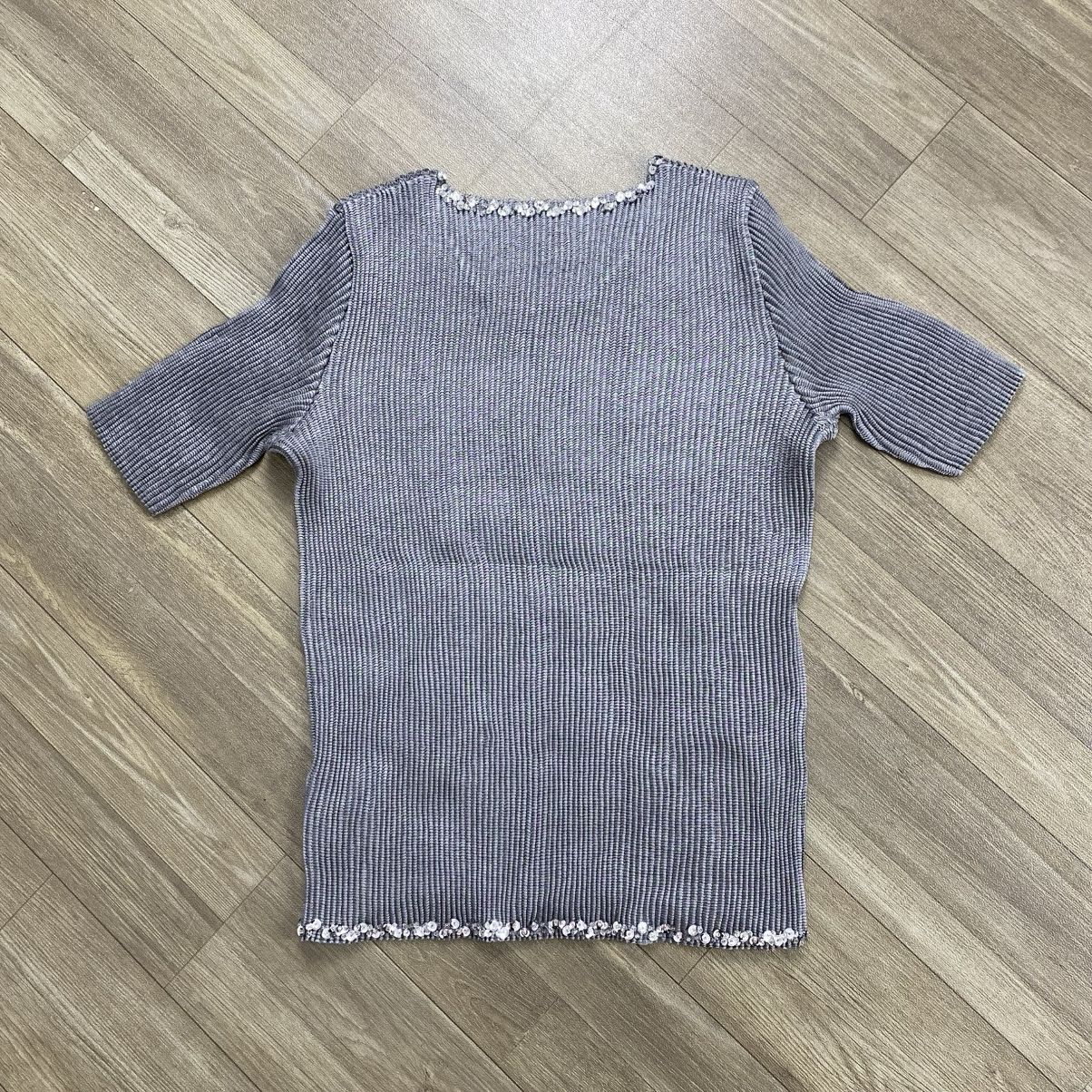 Issey Miyake Issey Miyake Specchio Pleats Top – Sculptural Metallic Grey Size S / US 4 / IT 40 - 17 Thumbnail