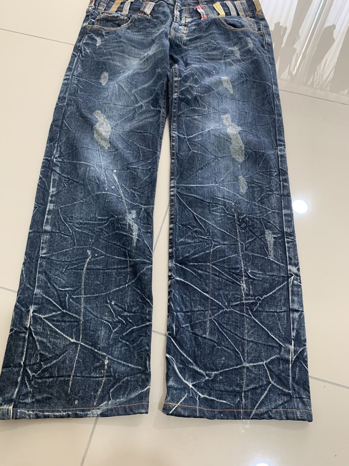 Le Grande Bleu (L.G.B.) Antfui design pants double waist japan design surf jeans Size US 30 / EU 46 - 4 Thumbnail