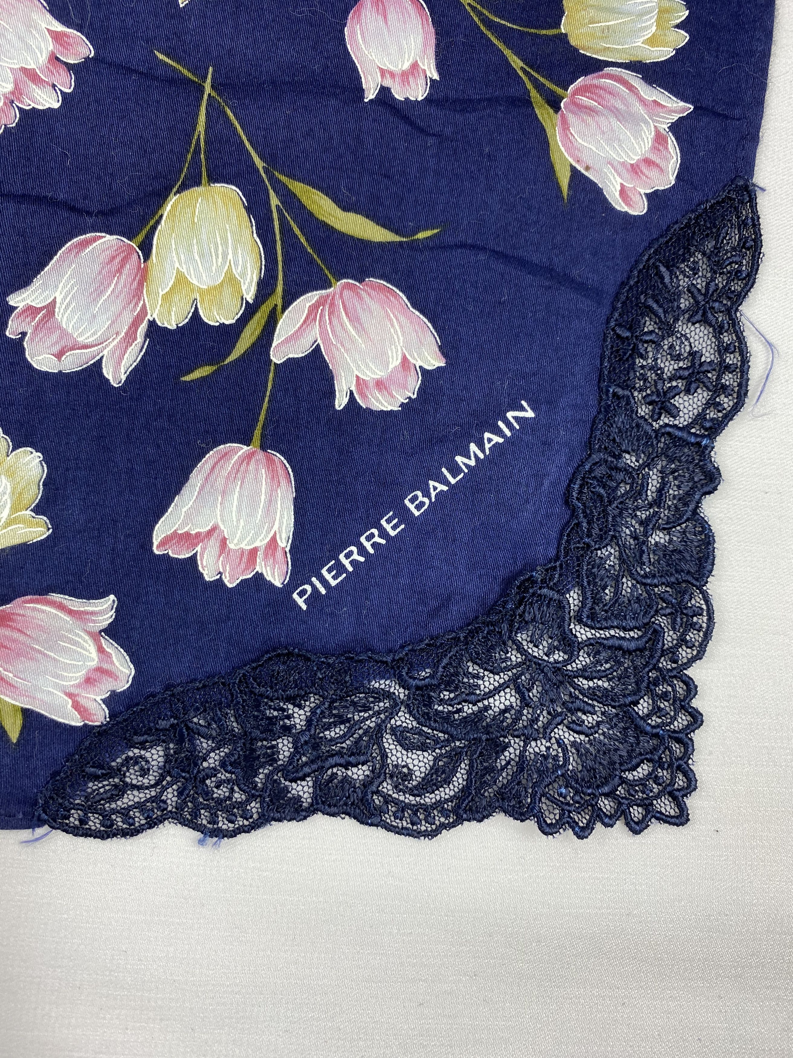 Pierre Balmain × Vintage Pierre Balmain Handkerchief / Bandana / Neckerchief Size ONE SIZE - 5 Thumbnail