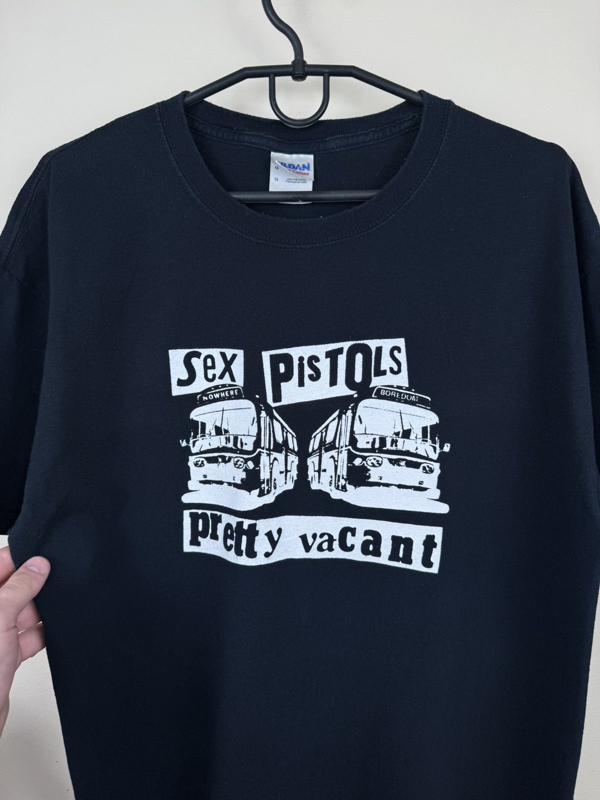 Other Vintage Sex Pistols Pretty Vacant T shirt Black Rock Band L Size US L / EU 52-54 / 3 - 12 Thumbnail