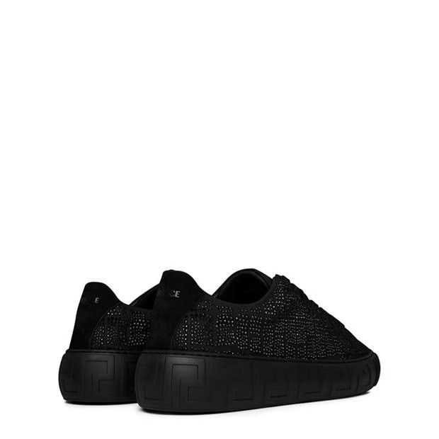 Versace o1g2r1mq0824 Crystal Low-Top Sneakers in Black Size US 11 / EU 44 - 4 Thumbnail