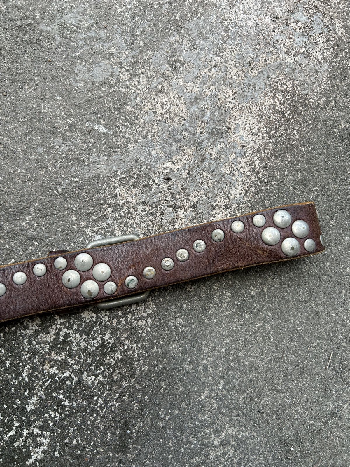 Vintage Vintage studded leather belt (Kapital Style) Size ONE SIZE - 8 Thumbnail