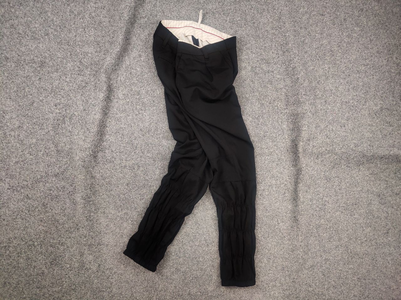 Prada Archive Vintage 00's Prada Wool drawstrings Trouser Pants Size 30" / US 8 / IT 44 - 1 Thumbnail