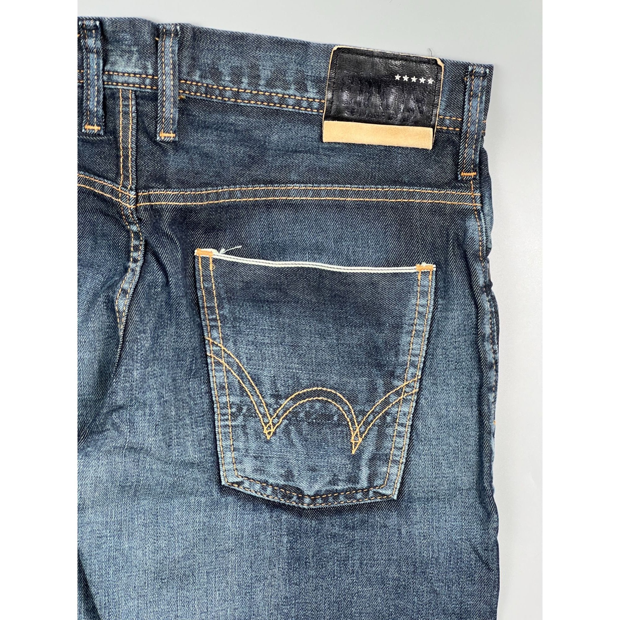 Edwin Edwin SK505S Made in Japan Raw Selvedge Denim Jeans (Y0967) Size US 31 - 15 Thumbnail