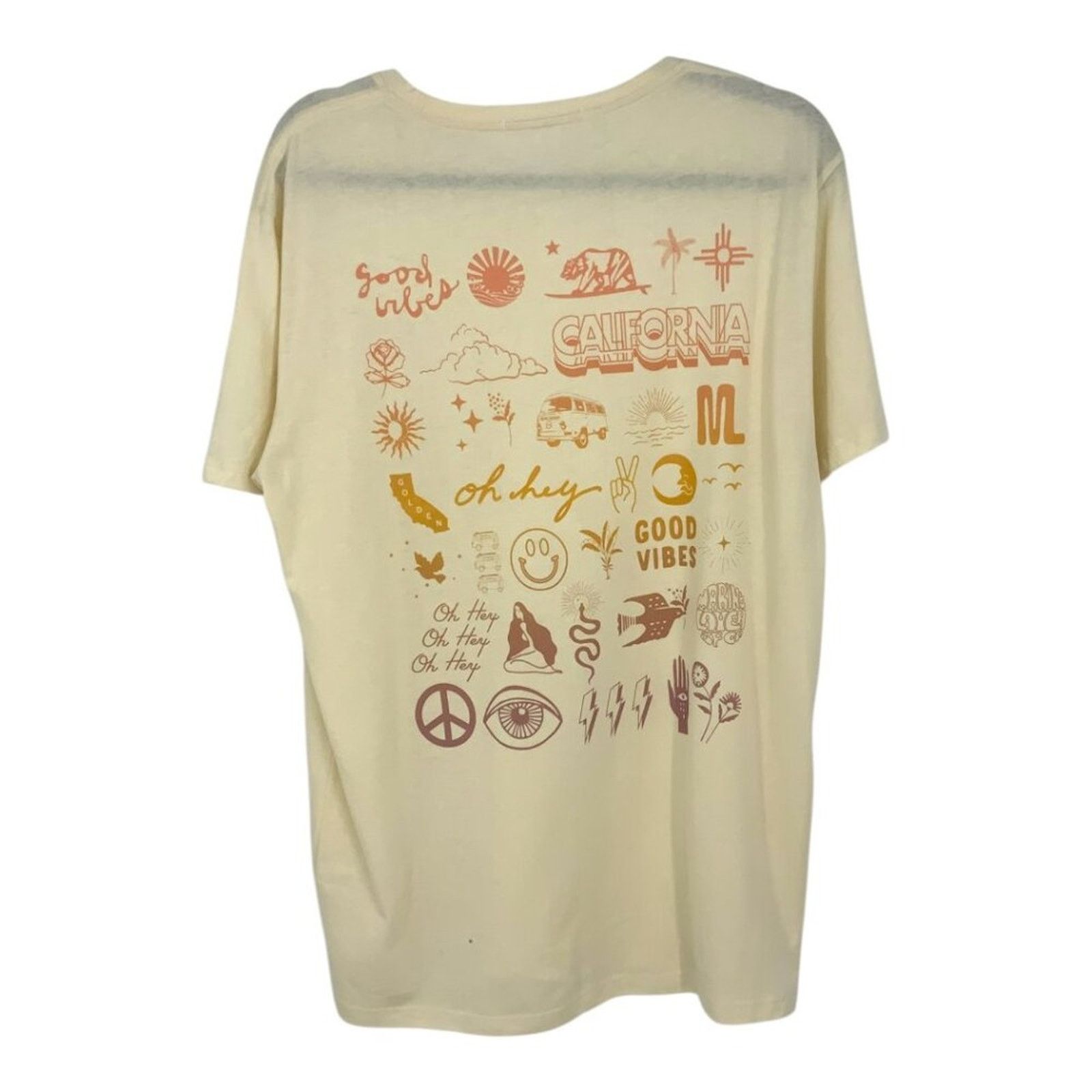 Marine Layer Marine Layer Graphic Crewneck Short Sleeve Tee Beige Medium Size M / US 6-8 / IT 42-44 - 9 Thumbnail