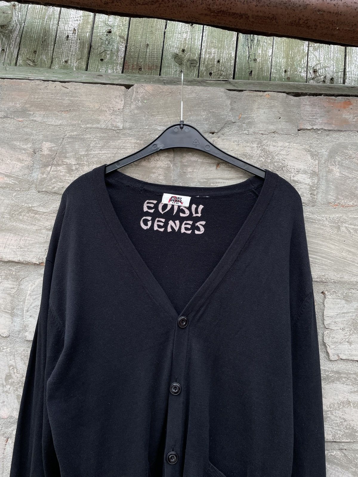 Evisu × Japanese Brand × Vintage Vintage Evisu Genes Button Up Cardigan Size US L / EU 52-54 / 3 - 5 Thumbnail