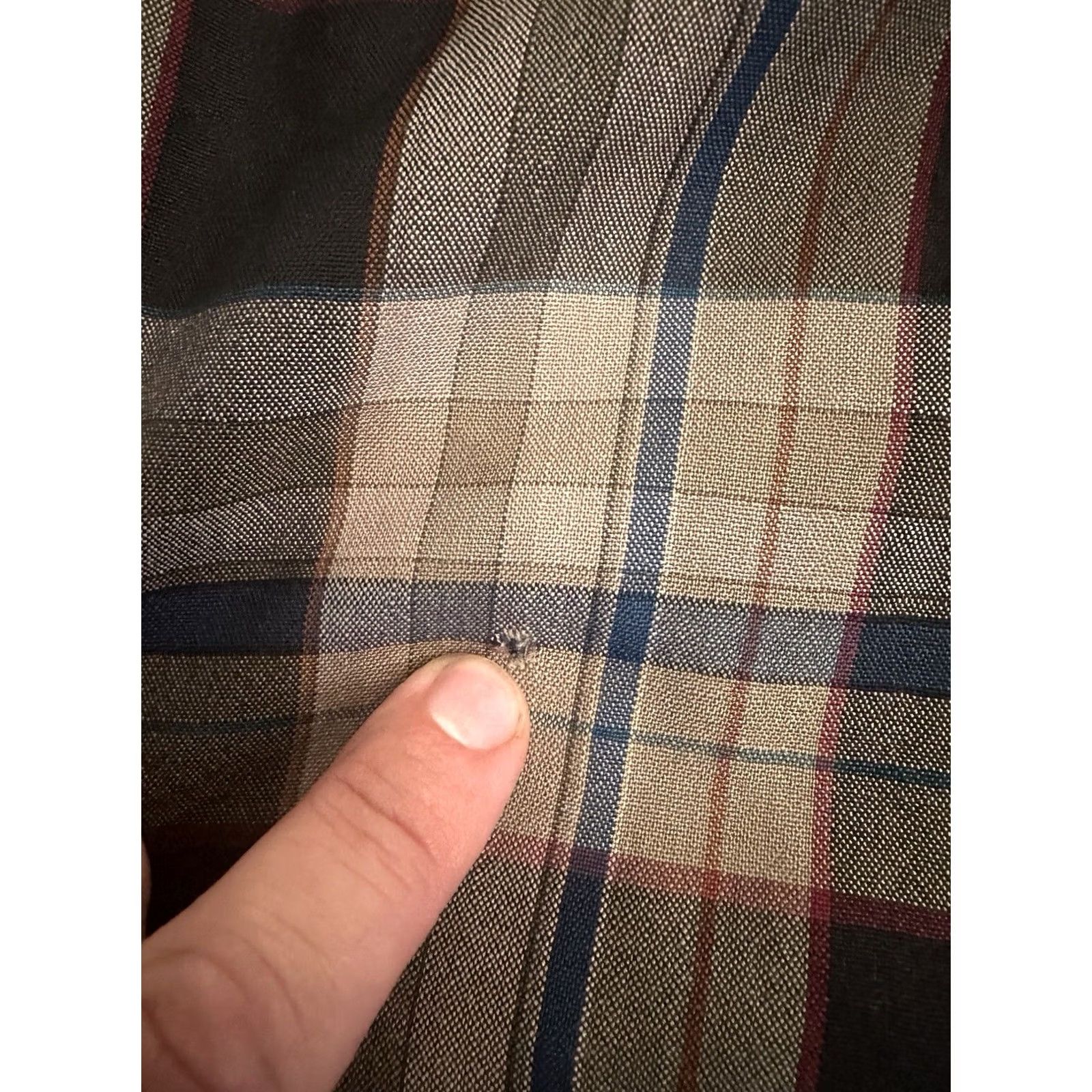 Pendleton Pendleton Shirt L Long Sleeve Wool Plaid Beige Button-Up Mens OR Adults Mens Size US L / EU 52-54 / 3 - 6 Thumbnail