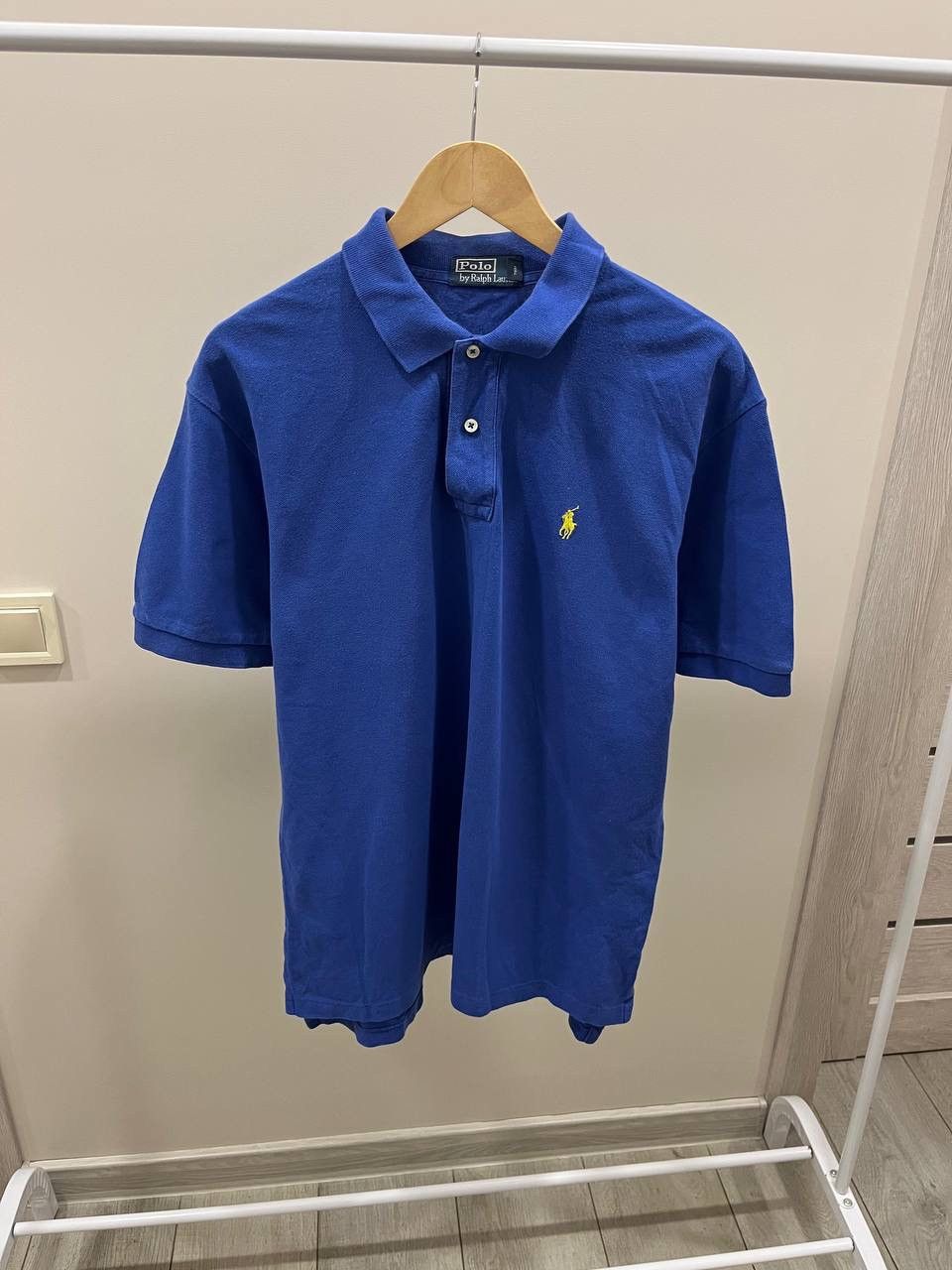 Polo Ralph Lauren Vintage 90s Polo Ralph Lauren Rugby Pocket Earth Tone Blue Size US L / EU 52-54 / 3 - 1 Thumbnail
