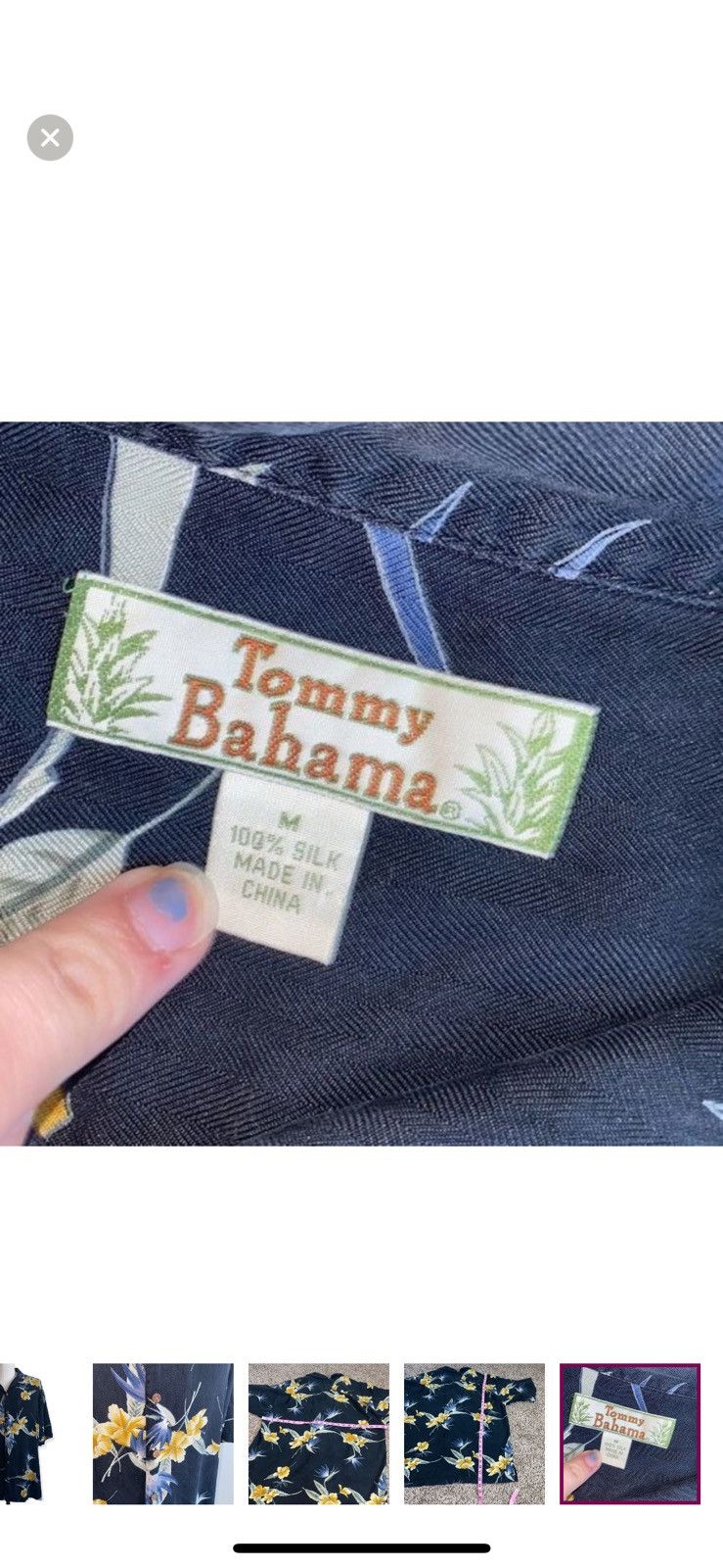 Tommy Bahama Tommy bahama medium vintage Hawaiian shirt Size US M / EU 48-50 / 2 - 5 Thumbnail