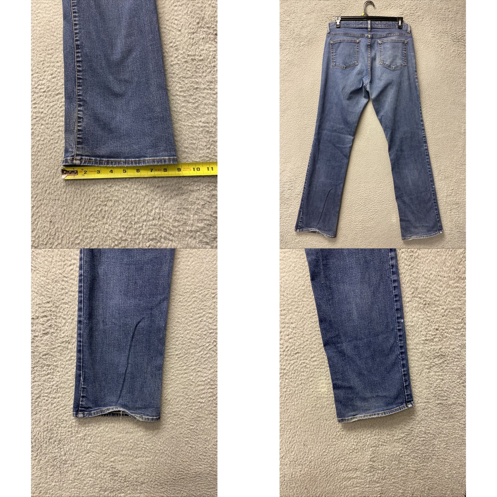 Gap GAP Jeans Blue Denim Straight Leg 34x32 Blue Stretch /163-6 Vintage GAP Industrial Worker Workwear Wide-Leg Jeans Men Size US 34 / EU 50 - 8 Thumbnail