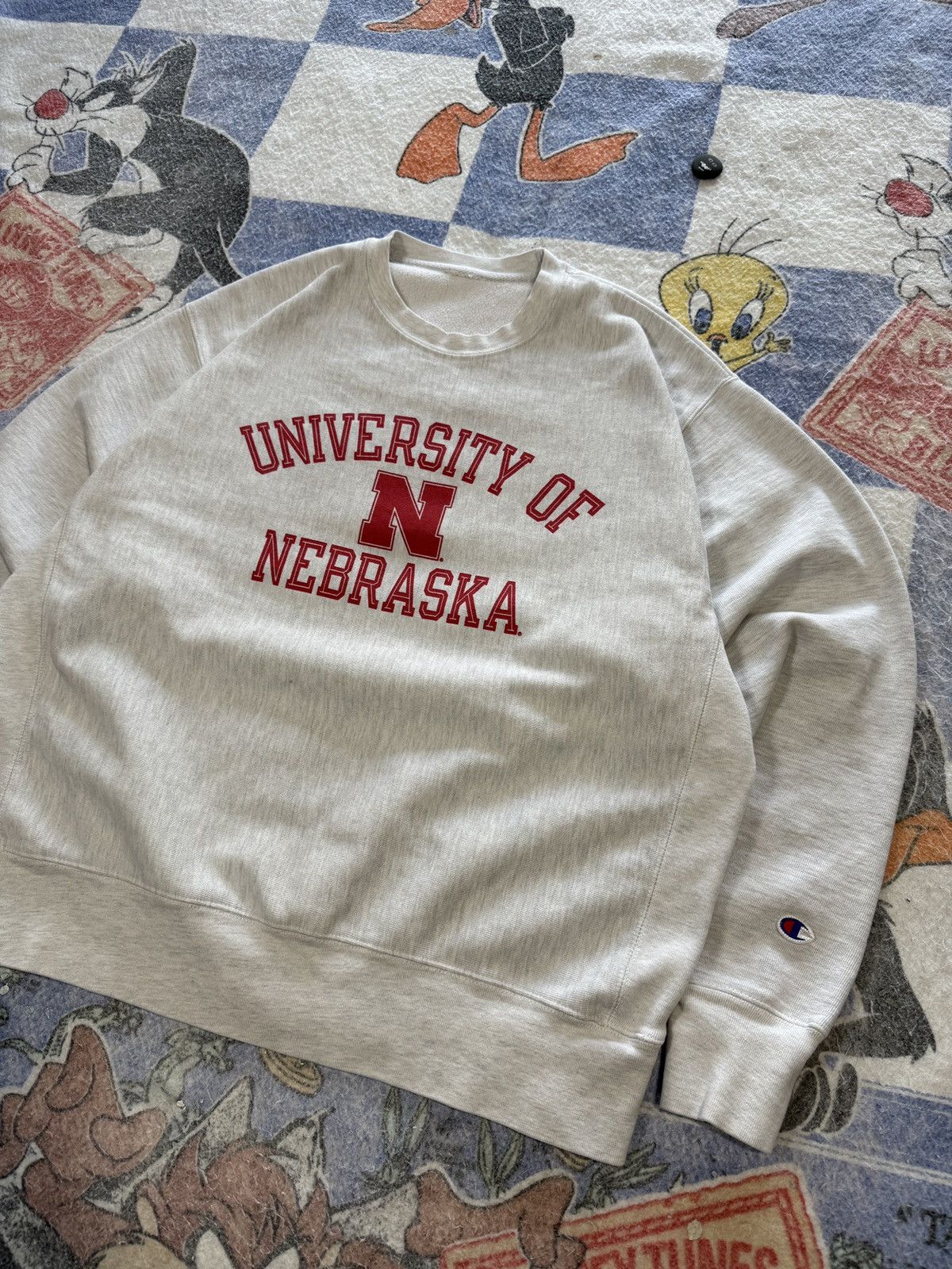 NCAA University of Nebraska reverse weave crewneck Size US XL / EU 56 / 4 - 2 Thumbnail