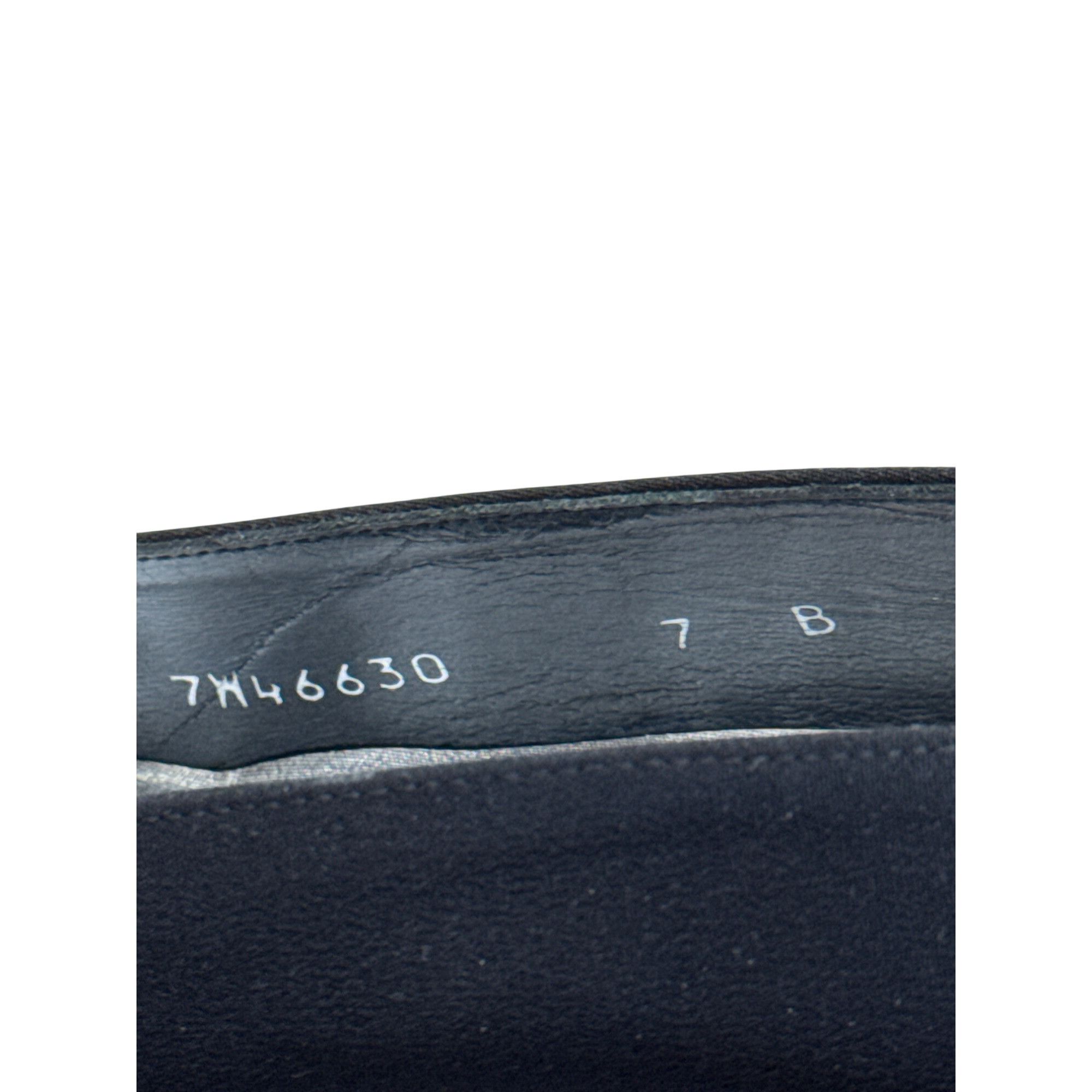 Stuart Weitzman Stuart Weitzman Womens Black Leather Heeled 2.5 " Shoes Siz Size US 7 / IT 37 - 4 Thumbnail
