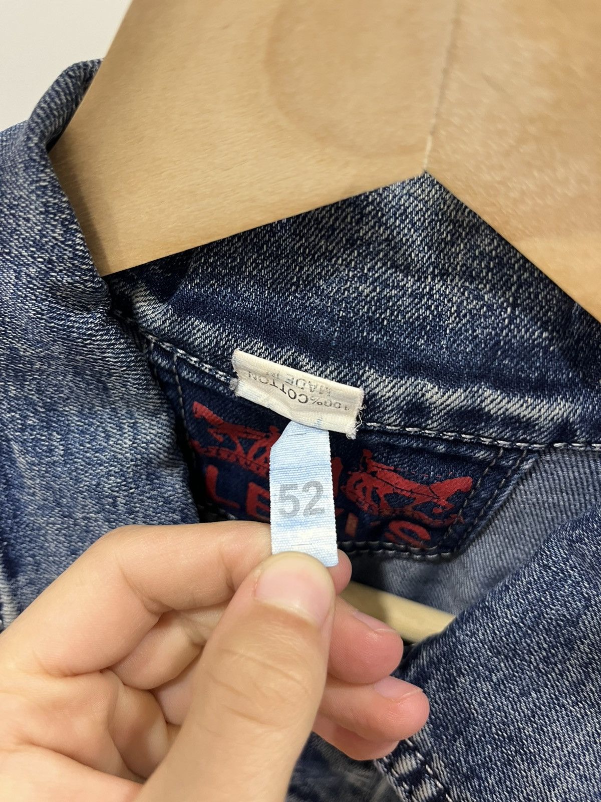 Levi's Levis vintage jeans jacket denim blue hype streetwear Size US M / EU 48-50 / 2 - 8 Thumbnail