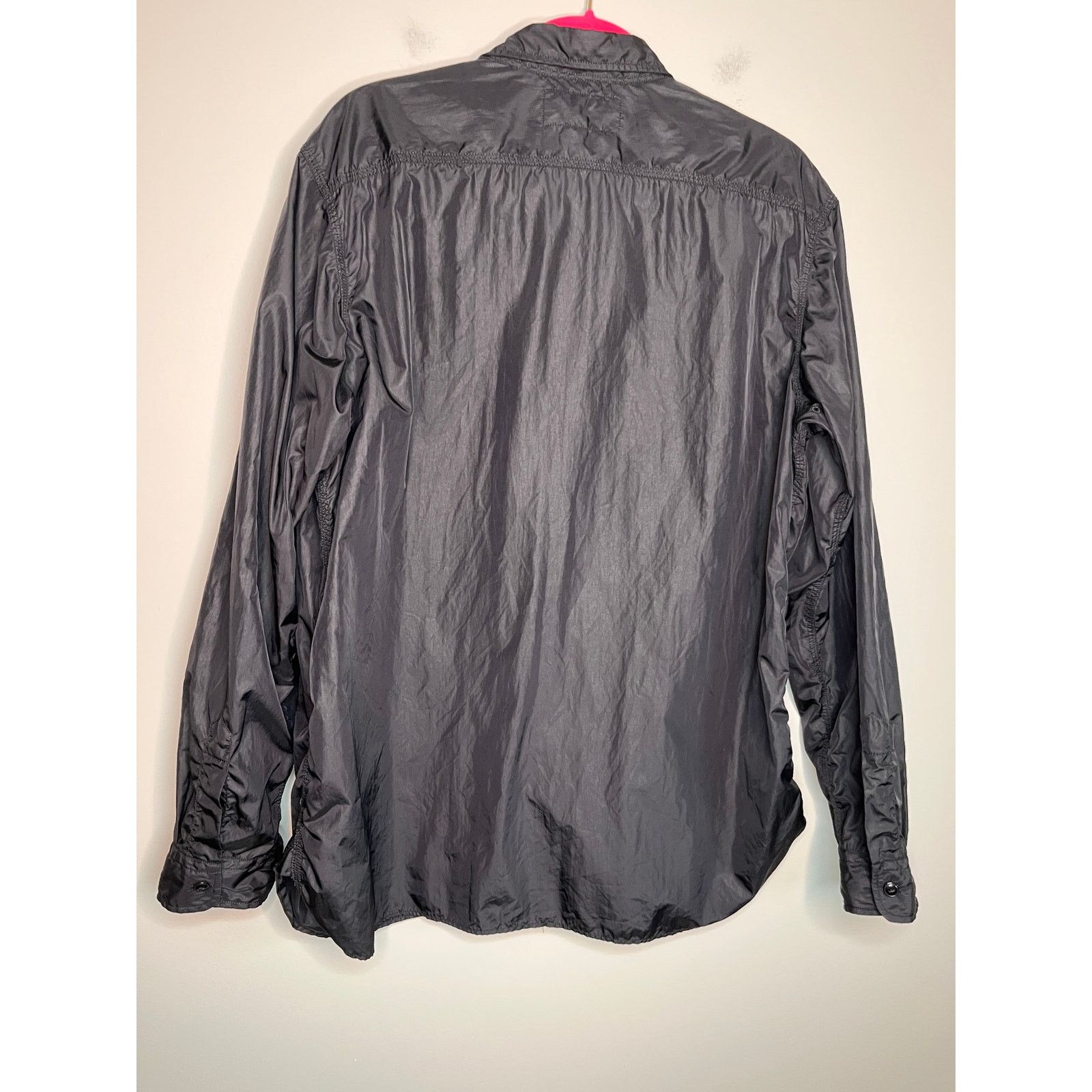 Ralph Lauren Y2K Polo Sport Ralph Lauren 100% Nylon Black Oxford Shirt XL Size US XL / EU 56 / 4 - 4 Thumbnail