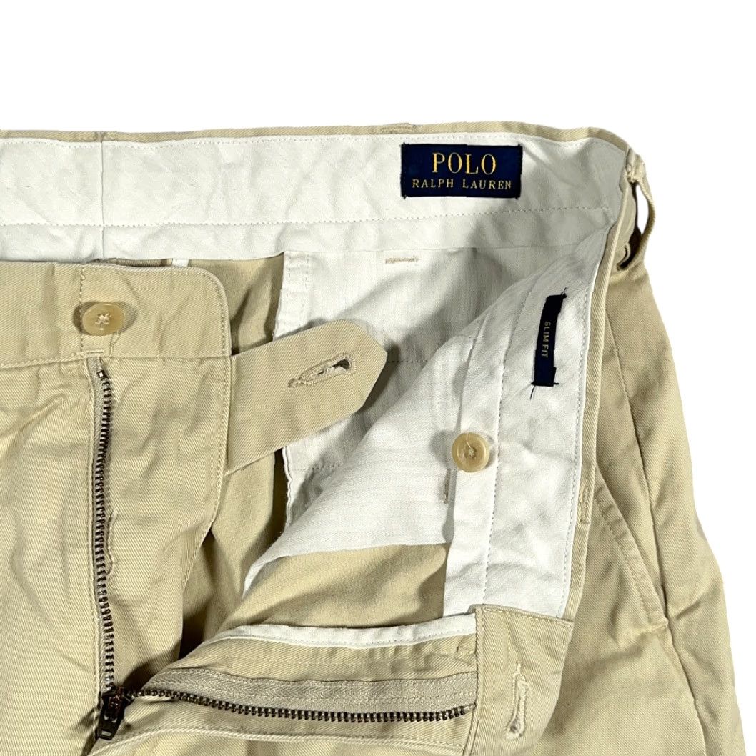 Polo Ralph Lauren Polo Ralph Lauren Pants Mens 35x31 Brown Classic Fit Flat Front Chino Size US S / EU 44-46 / 1 - 6 Thumbnail
