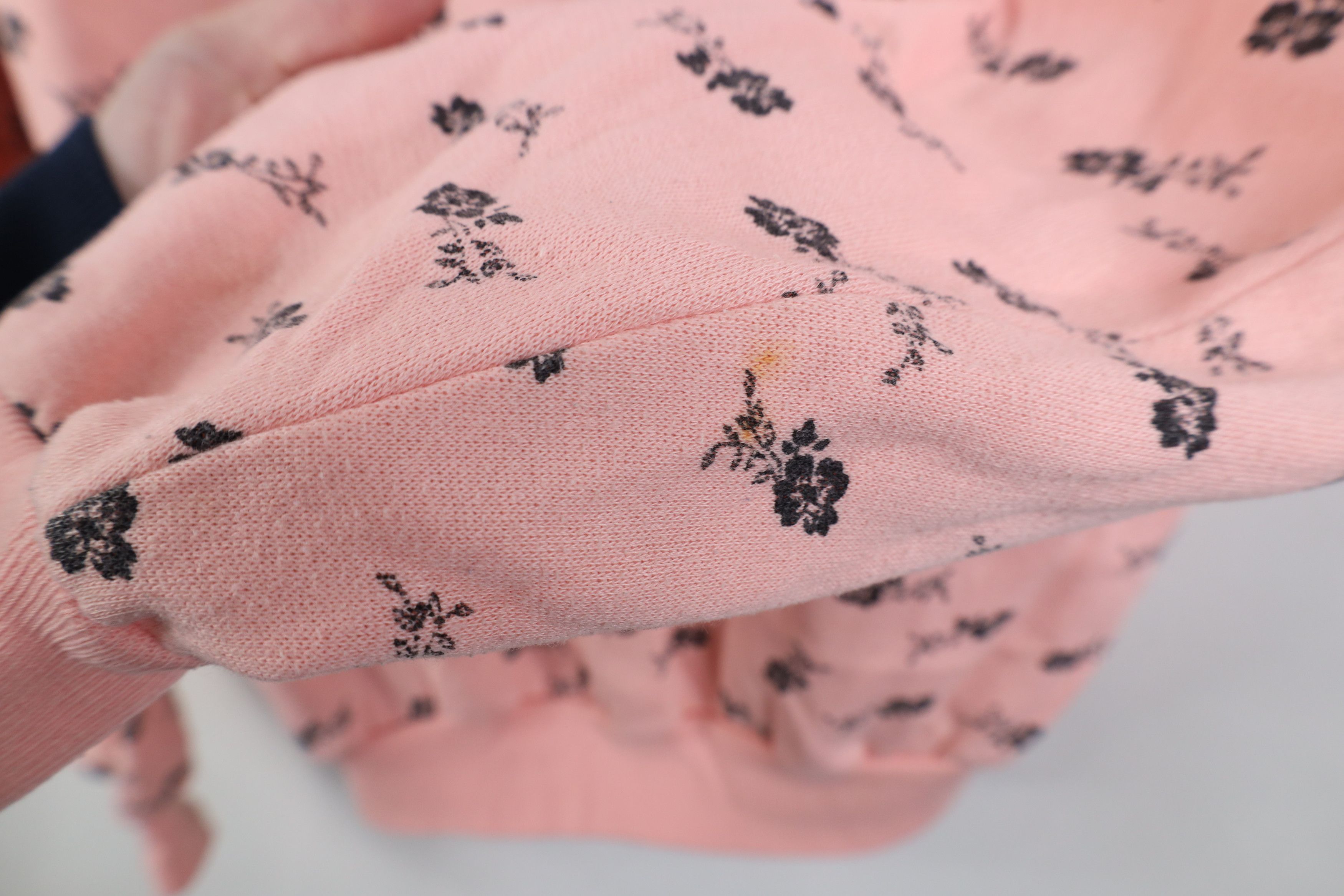 Vintage Vintage 90s Streetwear Flower Henley Sweatshirt Pink Size L / US 10 / IT 46 - 11 Thumbnail