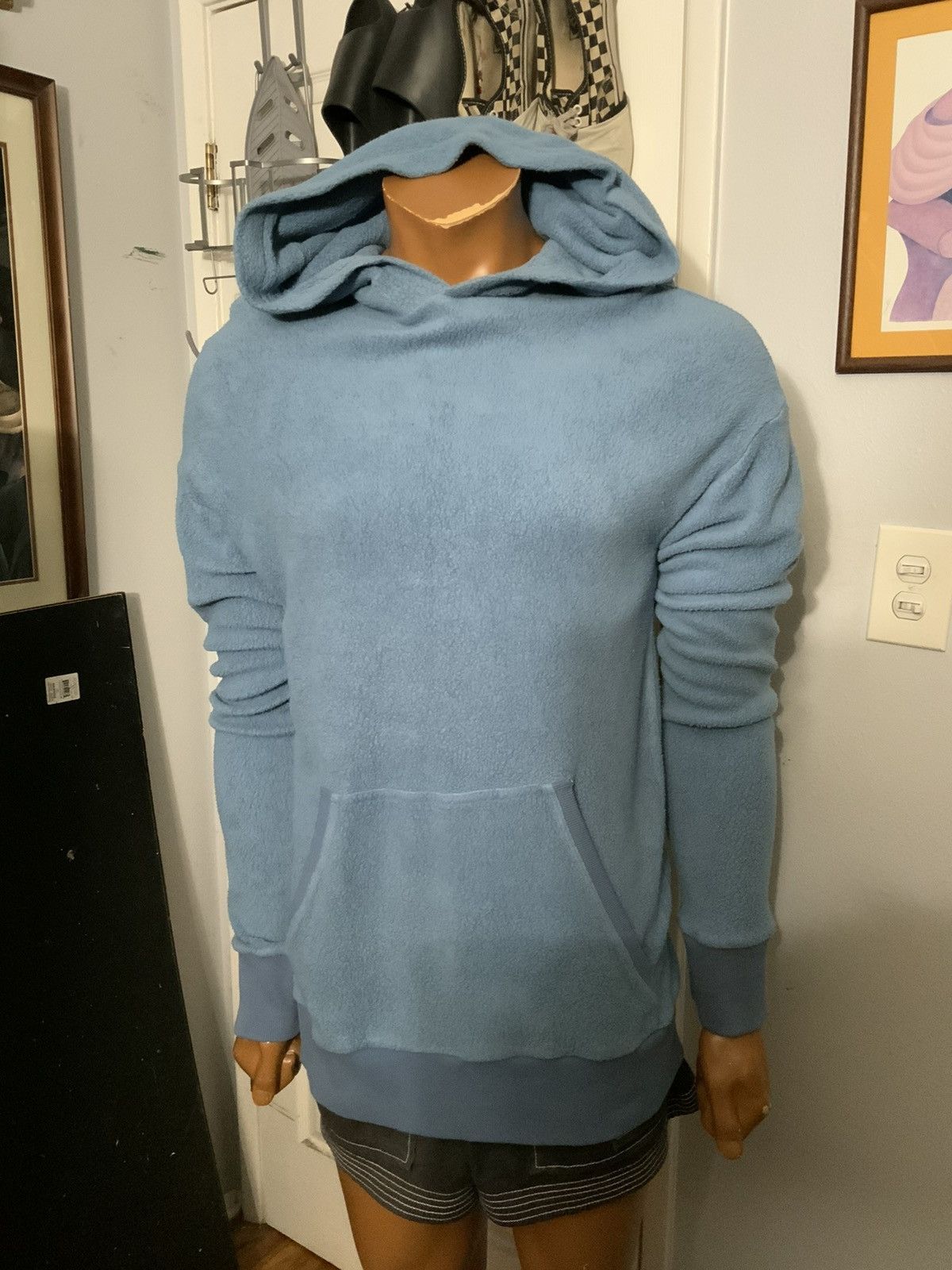 Designer $150 Mitchell Evan Pile Sherpa Fleece Long Pullover Hoodie Size US S / EU 44-46 / 1 - 7 Thumbnail