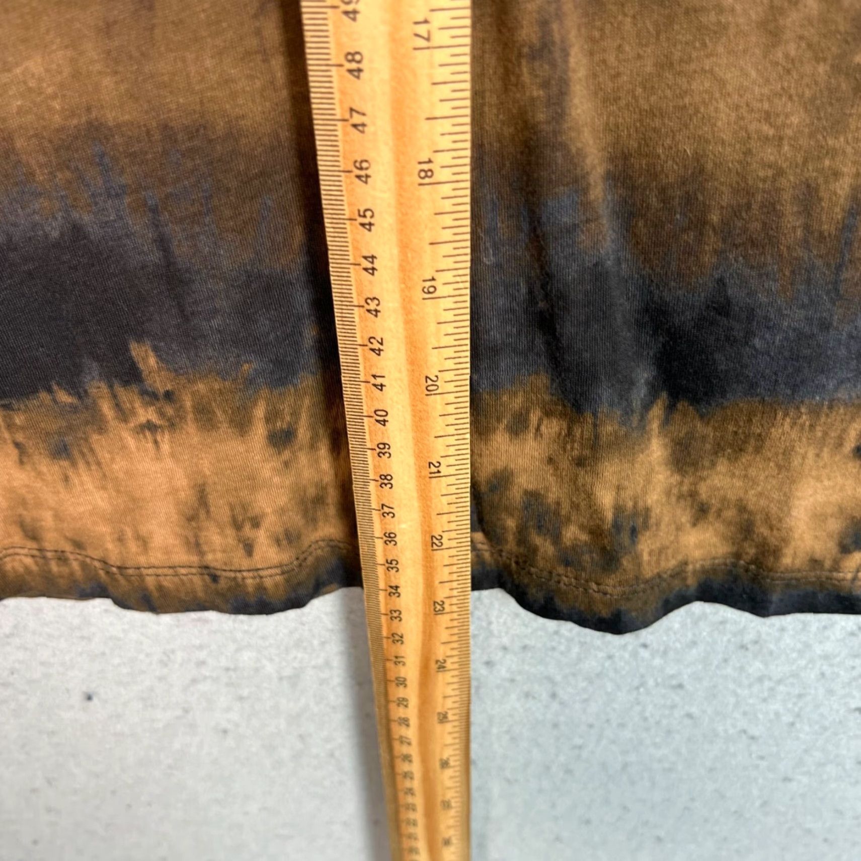 Ralph Lauren VINTAGE Lauren Ralph Lauren Blouse Sleeveless Top Tie-Dye V-Neck Brown Petite Large Women Size L / US 10 / IT 46 - 5 Thumbnail