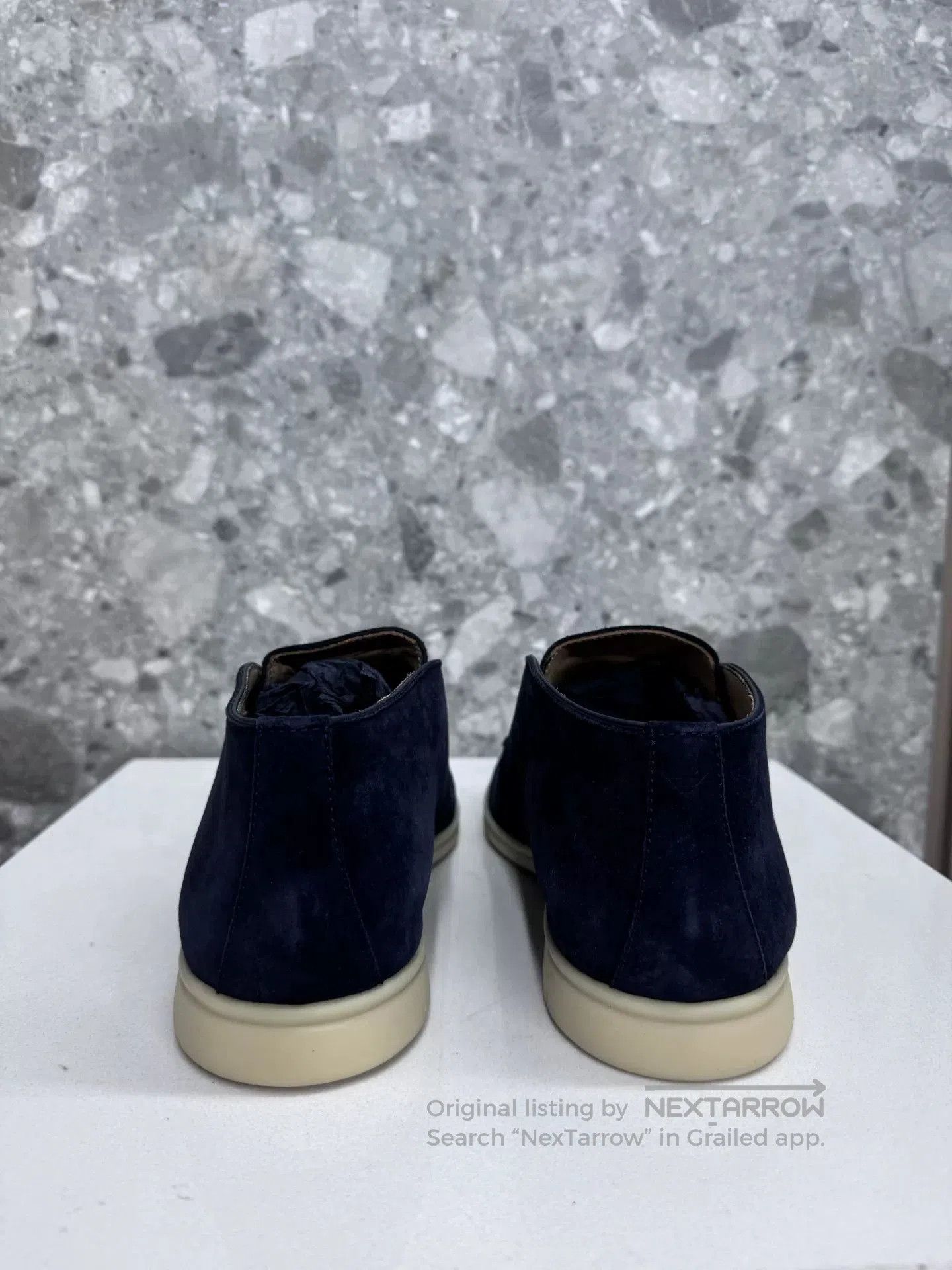 Loro Piana Loro Piana Openwalk Classic Navy Shoes. Size US 7 / EU 40 - 5 Thumbnail