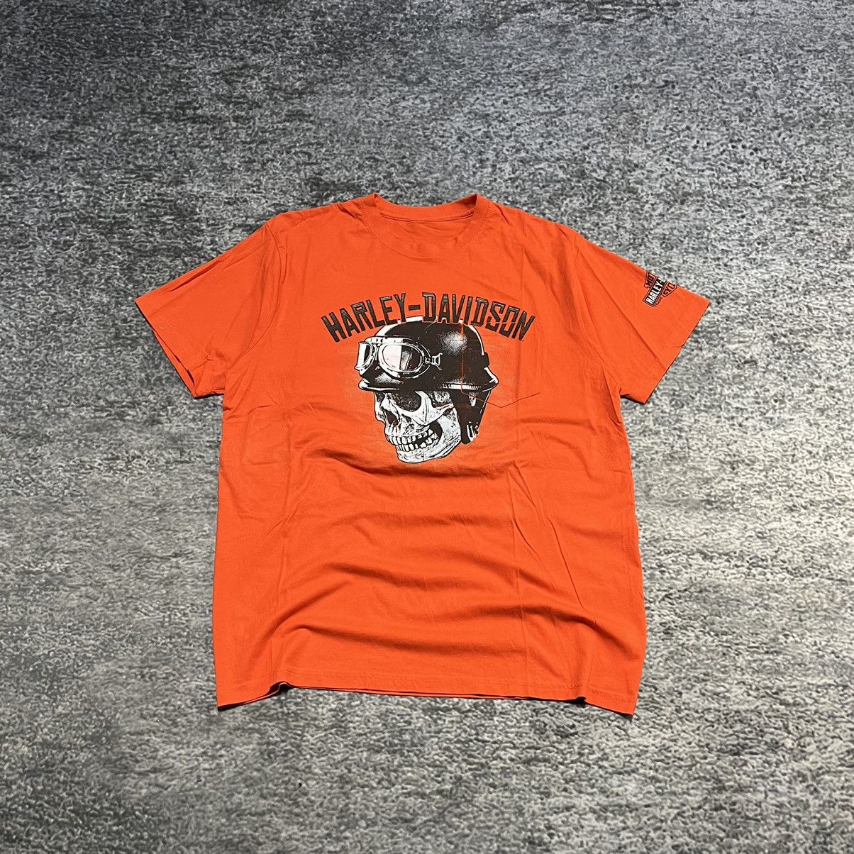 Harley Davidson VINTAGE HARLEY DAVIDSON 2017 SKULL GRUNGE T SHIRT LARGE Size US L / EU 52-54 / 3 - 1 Thumbnail