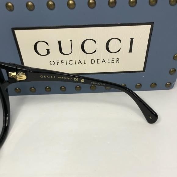 Gucci New Authentic Gucci Black 56 mm Gradient Women's Sunglasses Size ONE SIZE - 2 Thumbnail