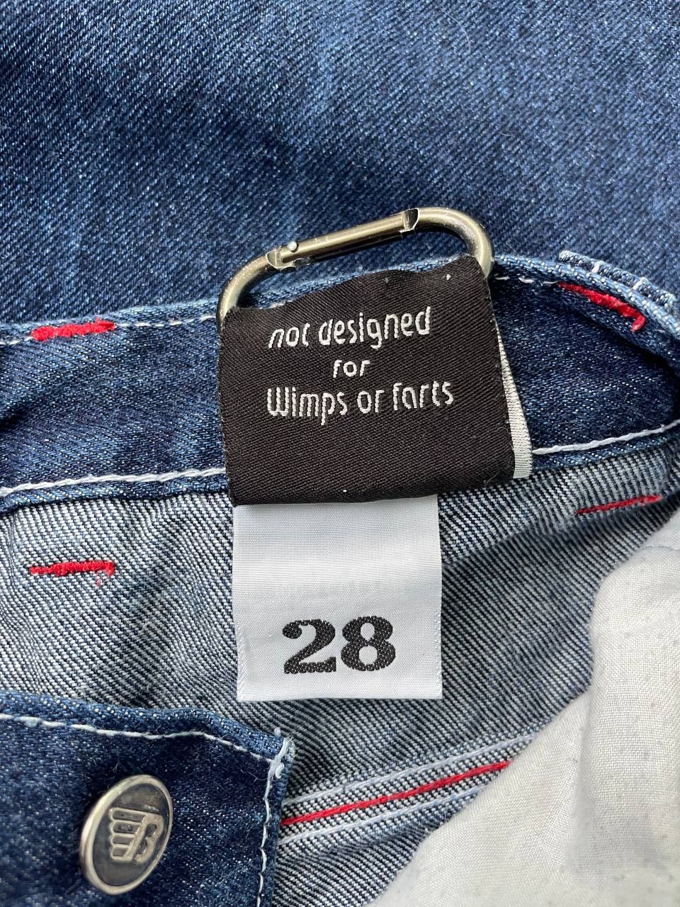 Jean × Vintage VINTAGE Y2K BAGGY BERNY FLYING B SKATER JEANS JNCO STYLE Size US 28 / EU 44 - 11 Thumbnail