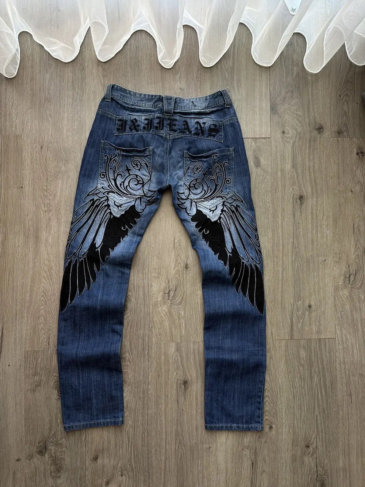 Christian Audigier × Ed Hardy × Vintage Vintage Ed Hardy Christian Audigier Style Pants Size US 31 - 11 Thumbnail