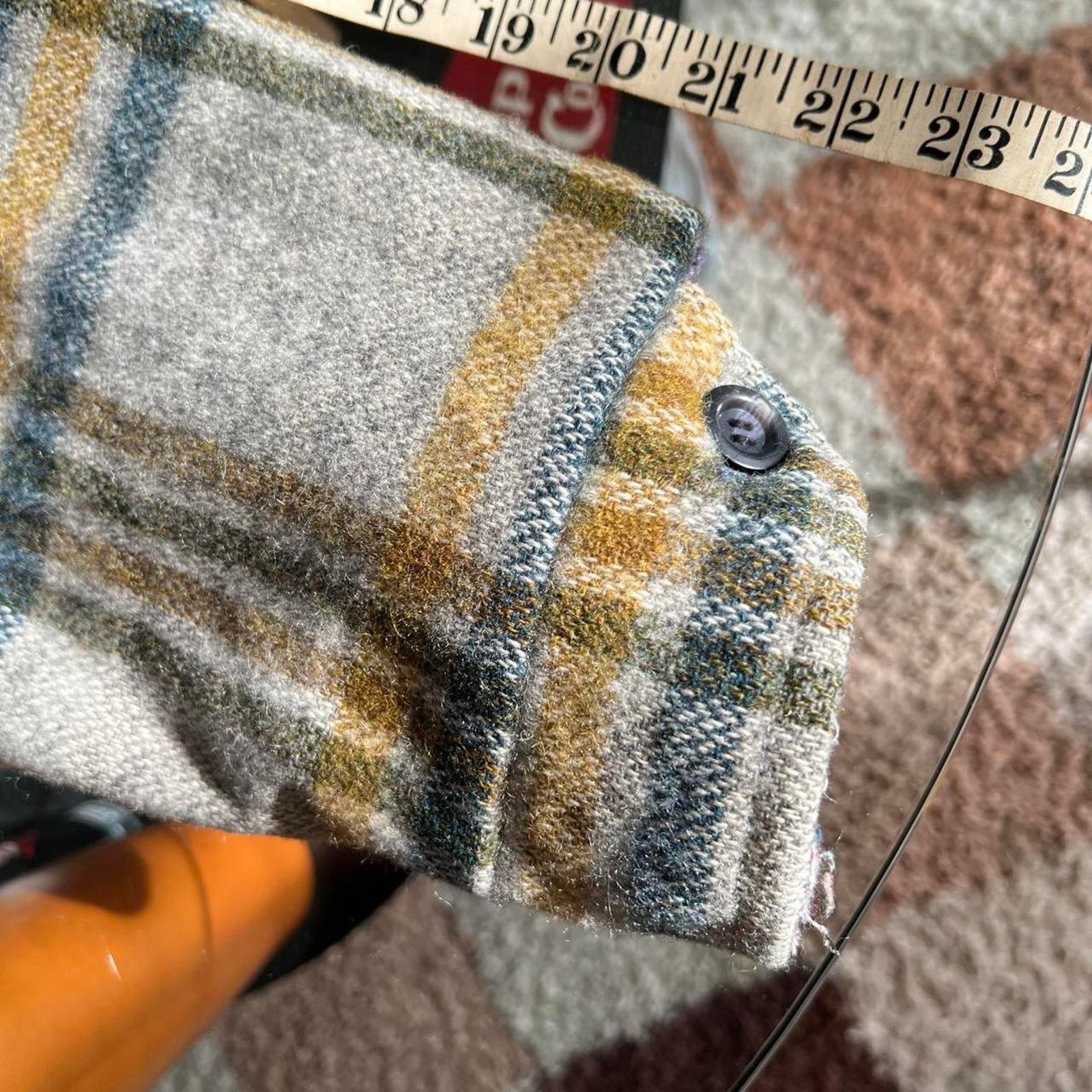 Vintage Distressed 70s Peters Wool CPO Jacket | Shadow Plaid | M Size US M / EU 48-50 / 2 - 8 Thumbnail