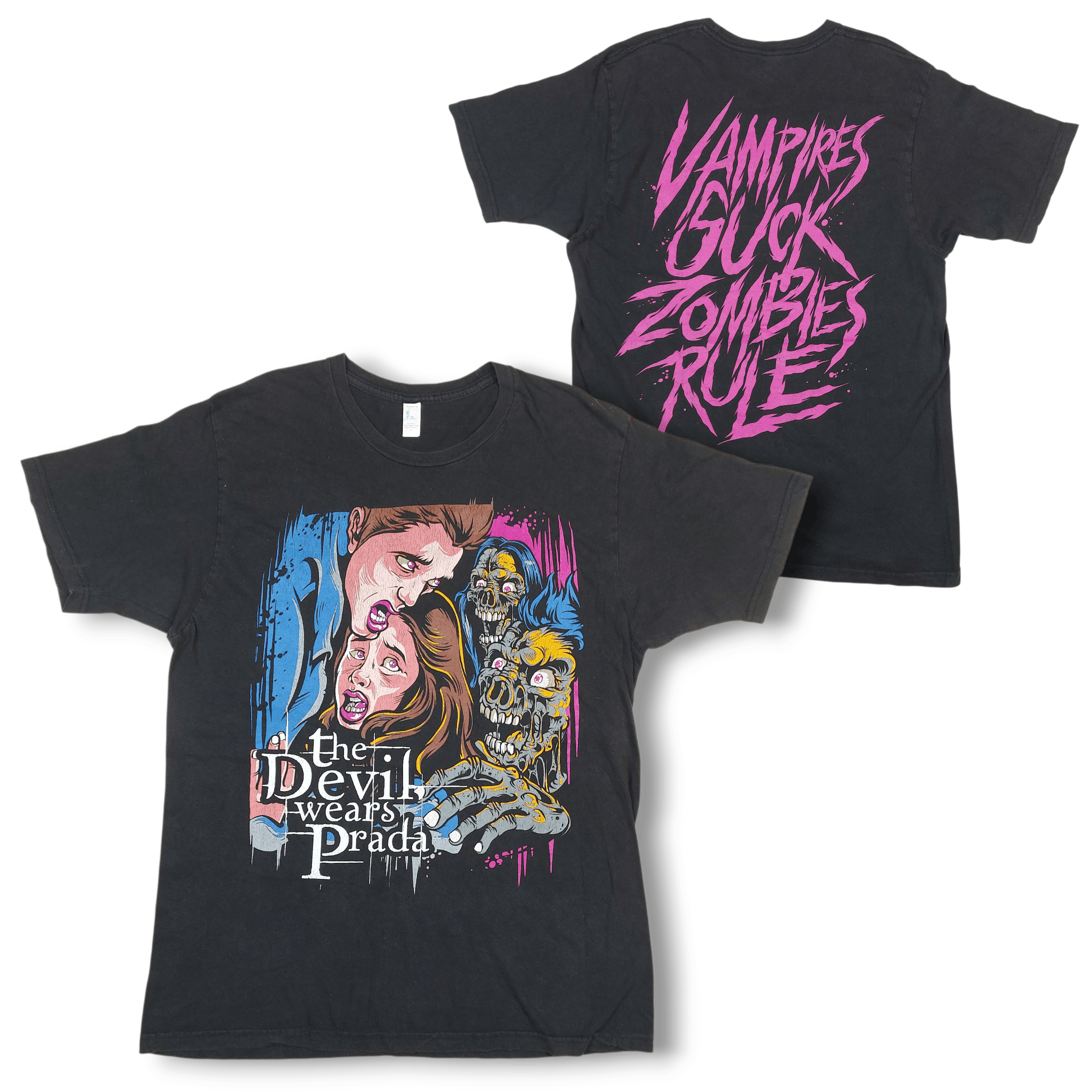 Band Tees Vintage 2010 The Devil Waer Prada Band Zombies EP Album TEE Size US L / EU 52-54 / 3 - 1 Thumbnail