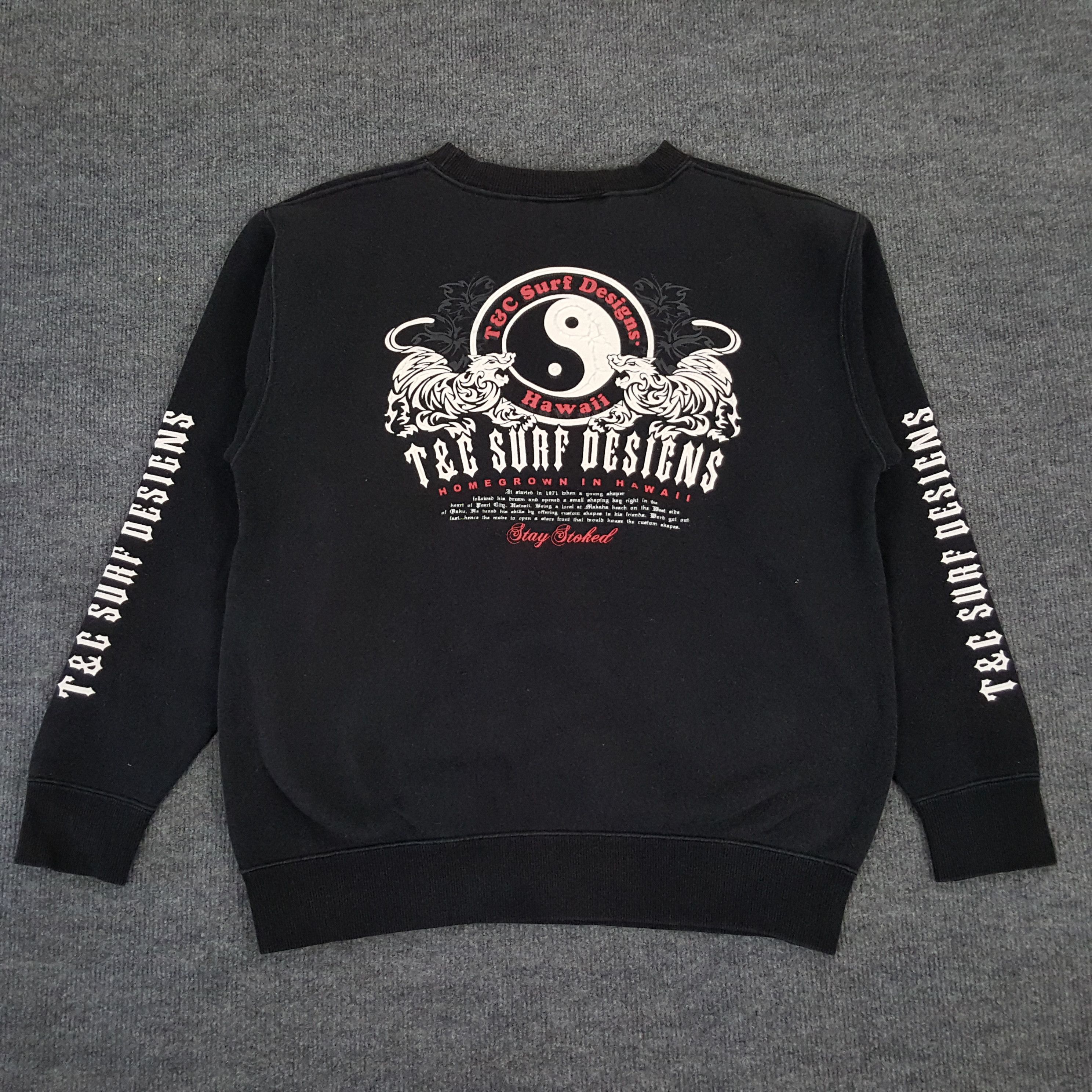 Vintage Vintage T&C Surf Designs Surfing Style Sweatshirt Size US M / EU 48-50 / 2 - 1 Thumbnail