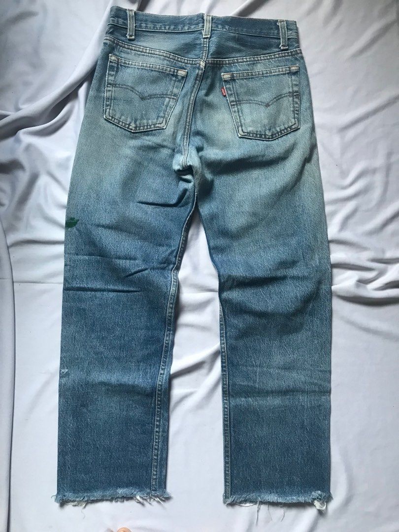 Levi's Vintage 80s Iconic Levis 501 Denim Jeans Size US 28 / EU 44 - 5 Thumbnail