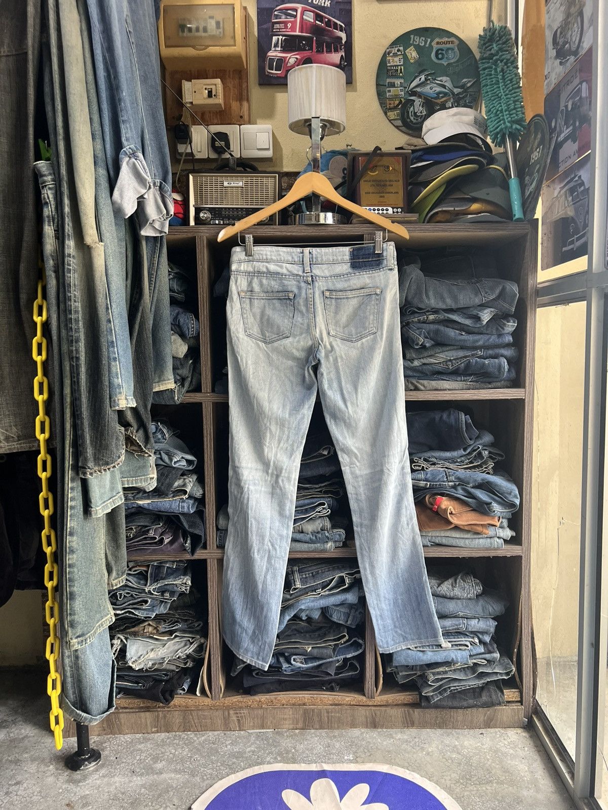 Japanese Brand 🔥Back Number Made in Japan Distressed Denim Size 30" / US 8 / IT 44 - 2 Thumbnail