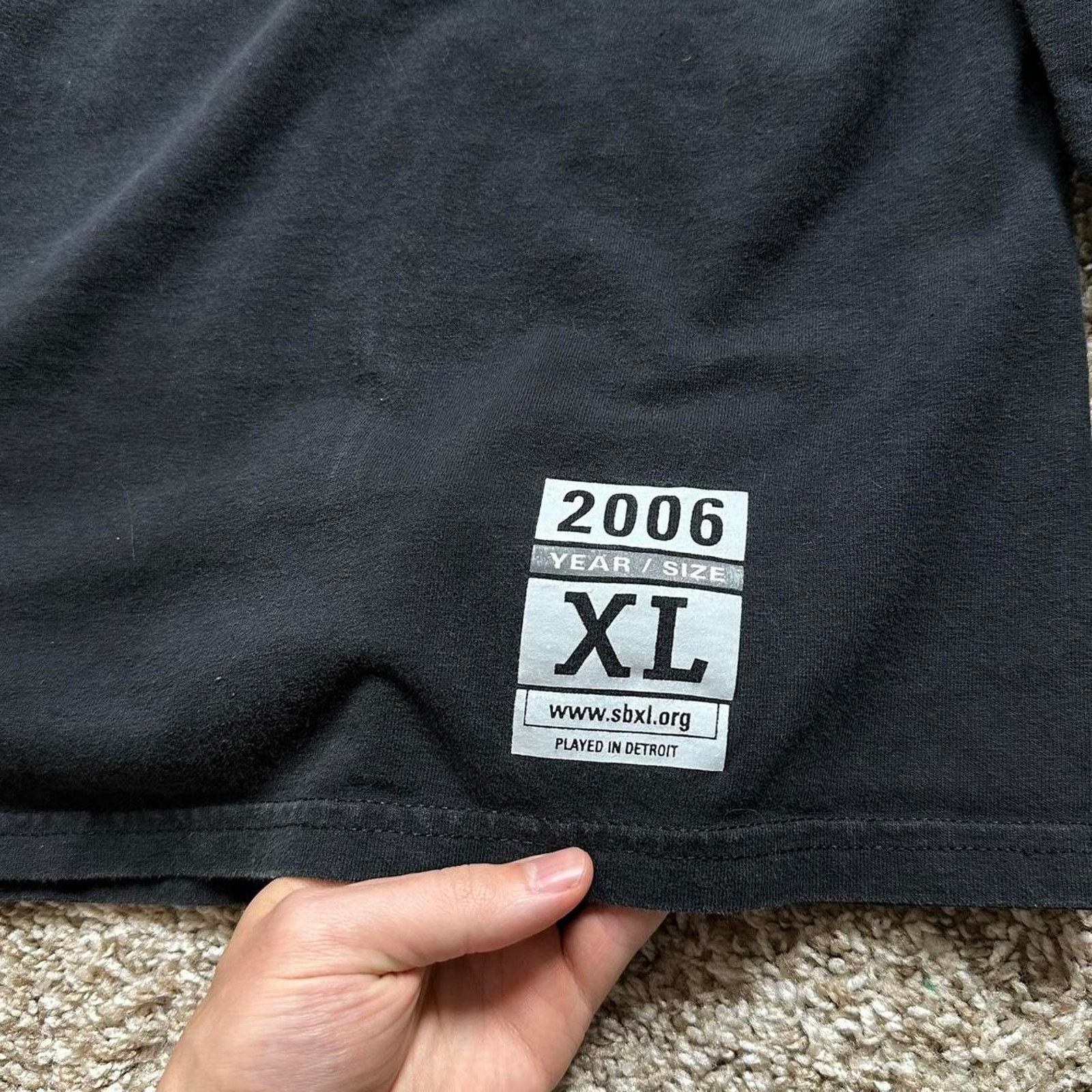 Vintage Vintage 2006 Detroit Property of Super Bowl Longsleeve Shirt Size US M / EU 48-50 / 2 - 2 Thumbnail