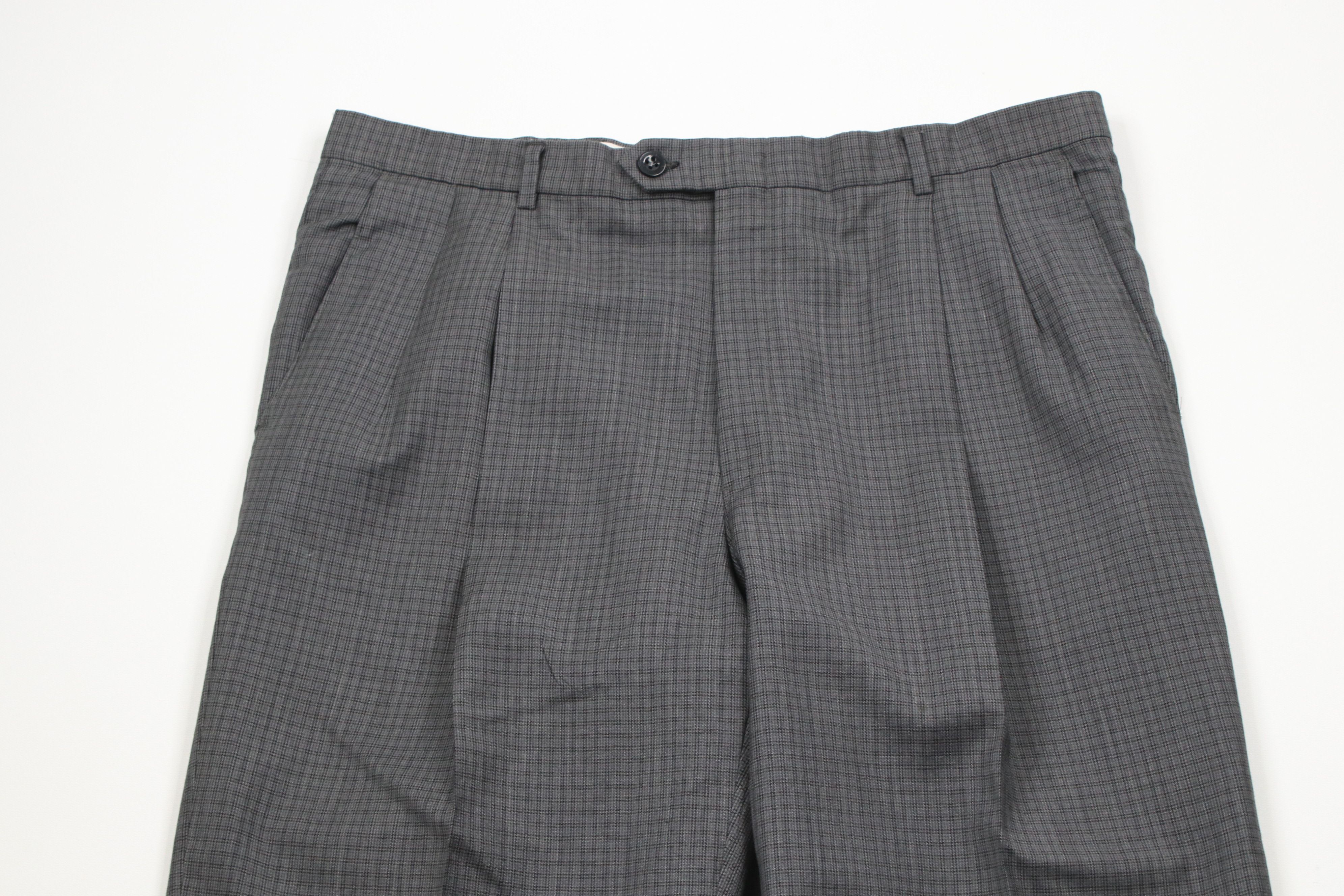 Vintage Vintage 90s Streetwear Wide Leg Cuffed Chino Pants Plaid USA Size US 36 / EU 52 - 2 Thumbnail