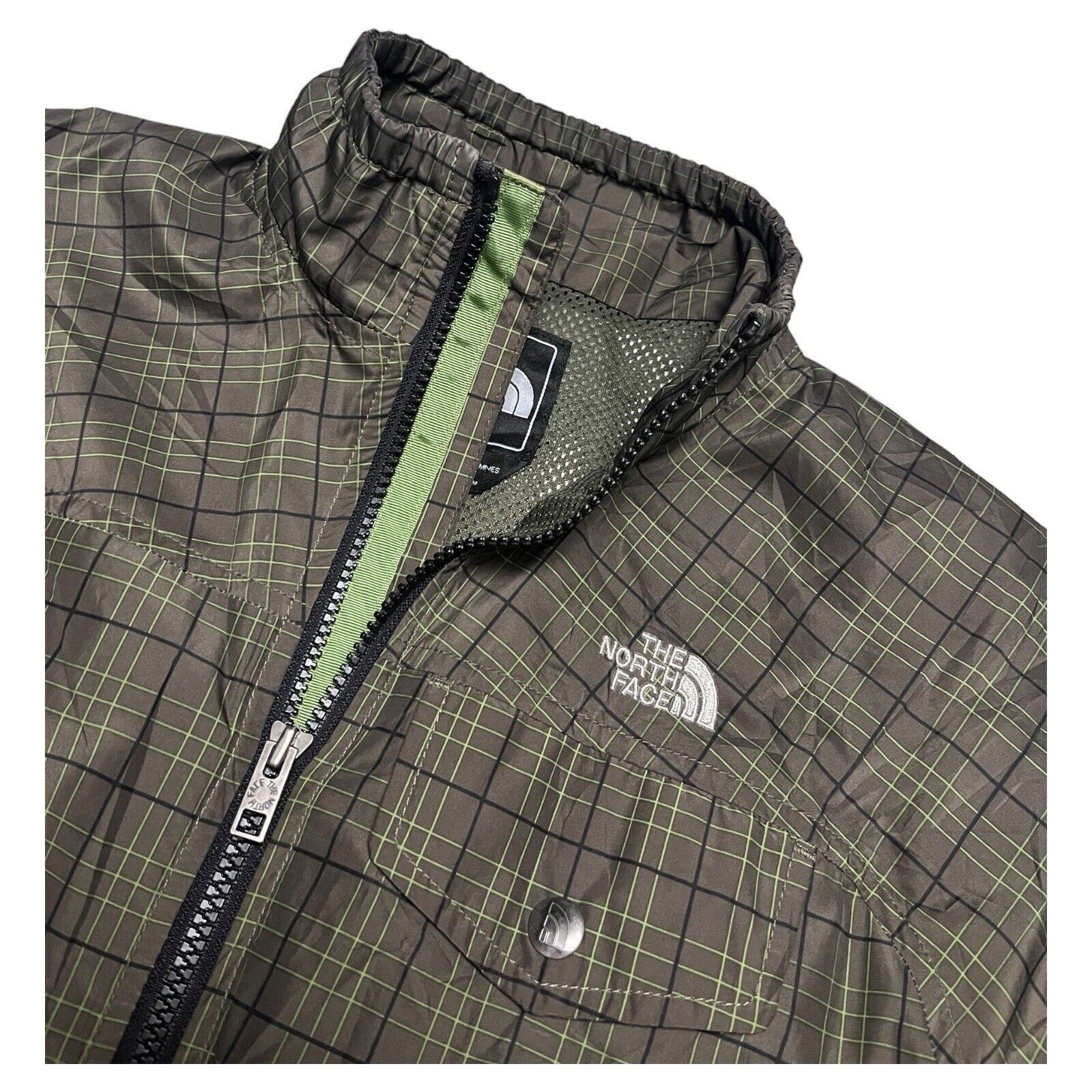 The North Face The North Face Nylon Windbreaker Jacket Check Print Zipper Size S / US 4 / IT 40 - 4 Thumbnail